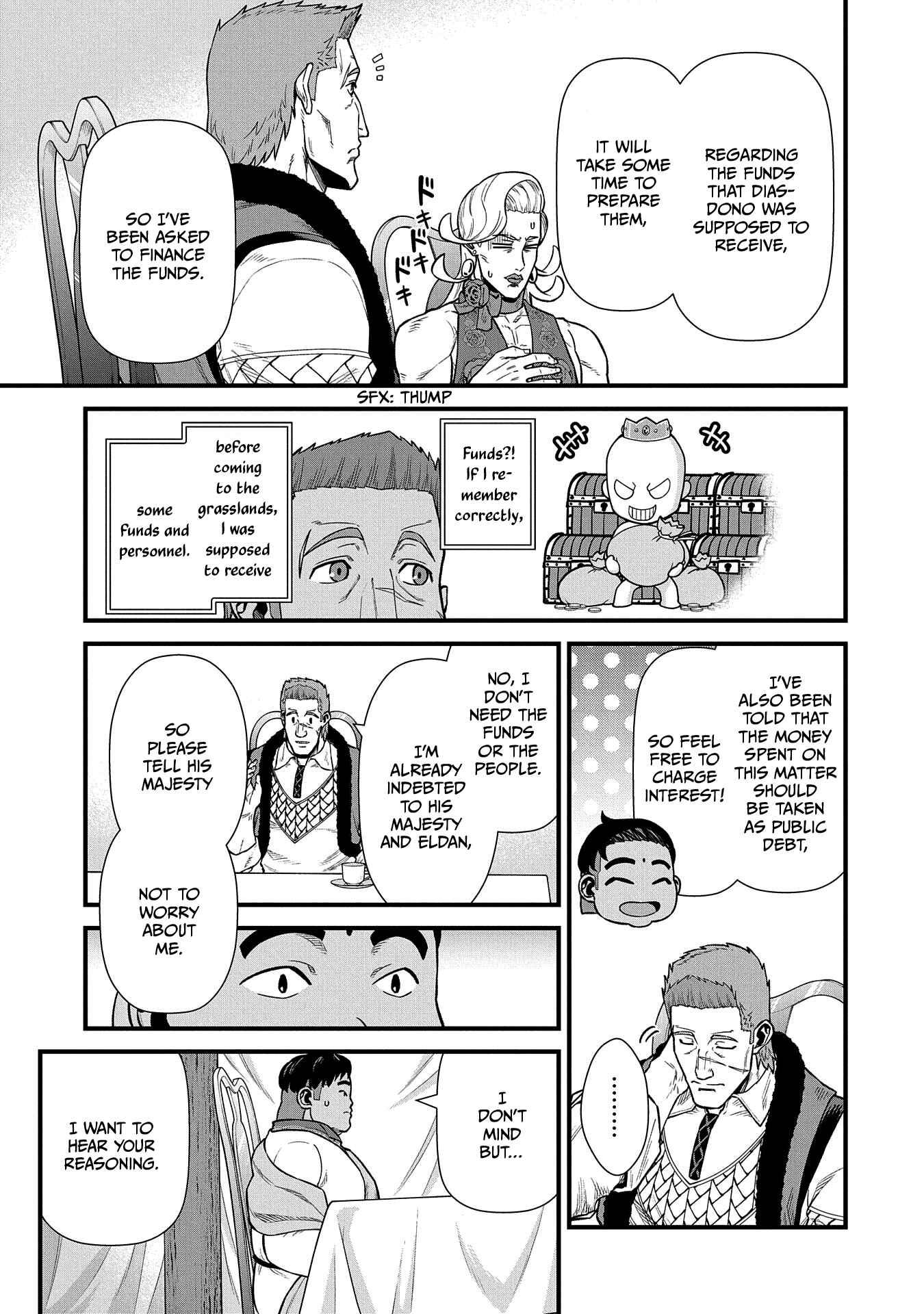 Ryoumin 0-nin Start no Henkyou Ryoushusama ~Ao no Dias to Soukaku no Otome~ Chapter 32 page 21