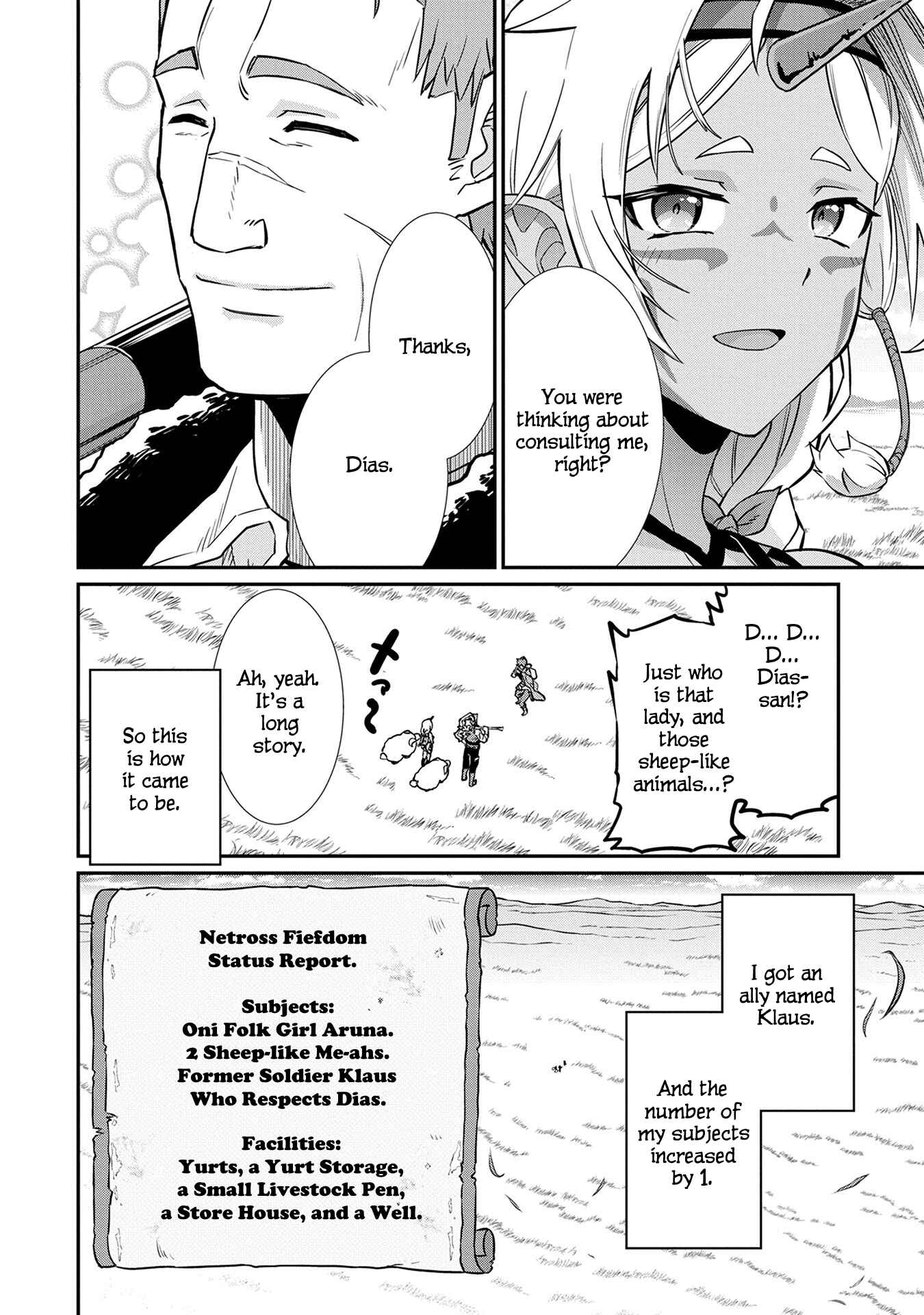 Ryoumin 0-nin Start no Henkyou Ryoushusama ~Ao no Dias to Soukaku no Otome~ Chapter 5 page 30