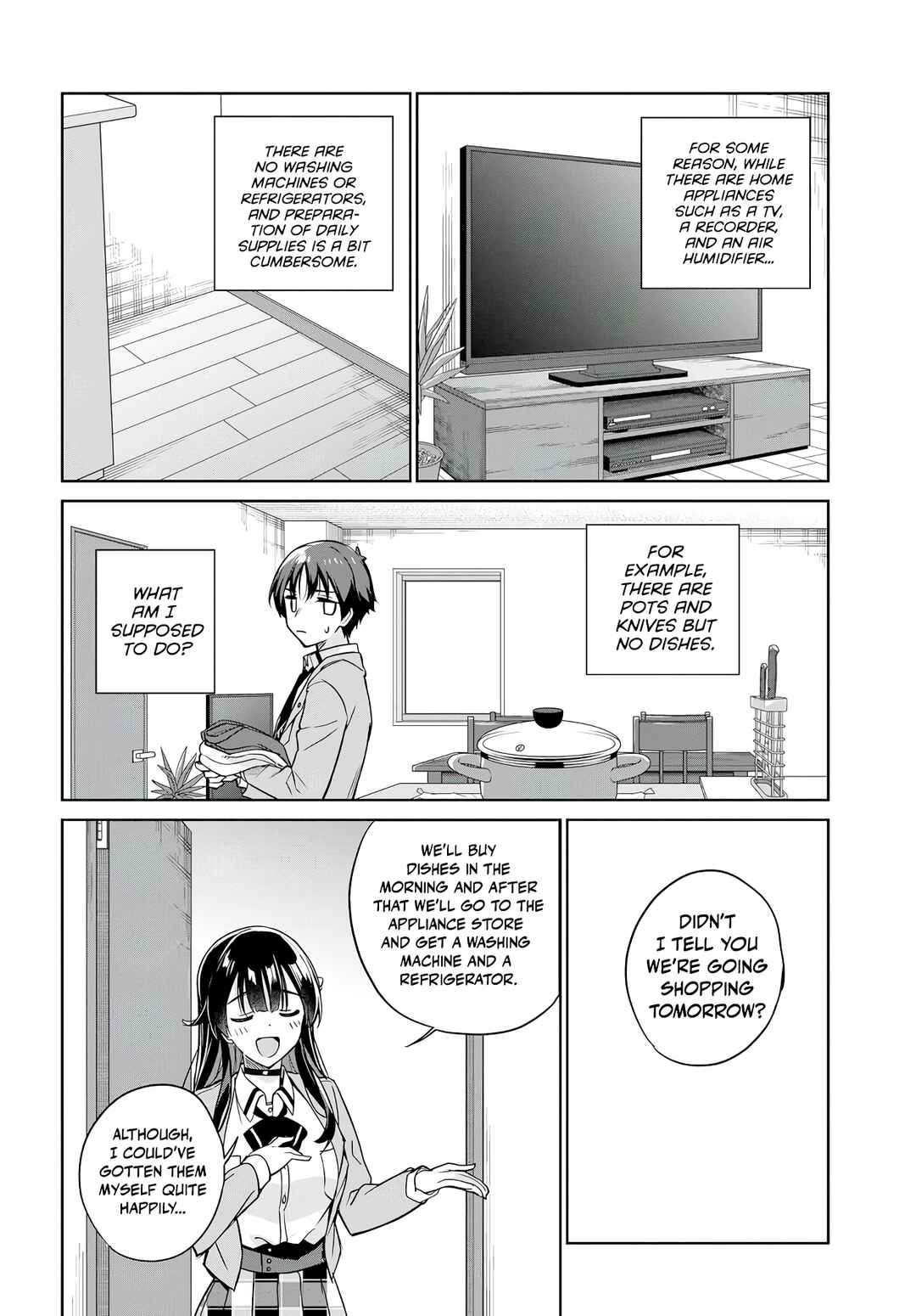 Ryoushin no Shakkin wo Katagawari shite morau Jouken wa Nihon Ichi Kawaii Joshikousei to Issho ni Kurasu koto deshita. Chapter 6 page 10