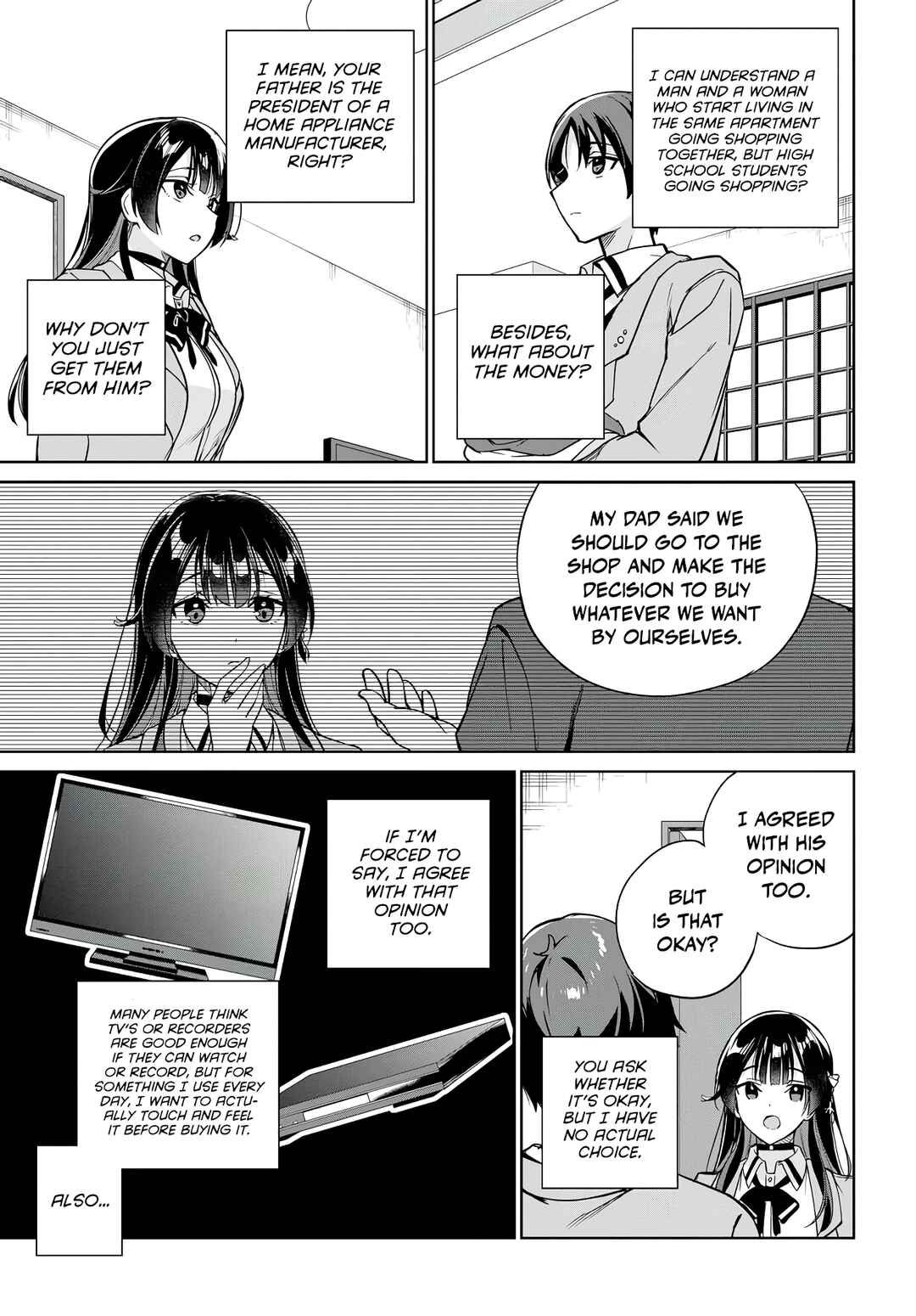 Ryoushin no Shakkin wo Katagawari shite morau Jouken wa Nihon Ichi Kawaii Joshikousei to Issho ni Kurasu koto deshita. Chapter 6 page 11