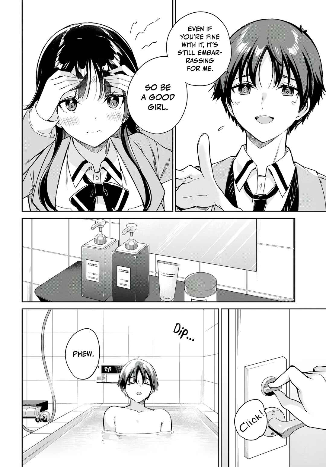 Ryoushin no Shakkin wo Katagawari shite morau Jouken wa Nihon Ichi Kawaii Joshikousei to Issho ni Kurasu koto deshita. Chapter 6 page 14