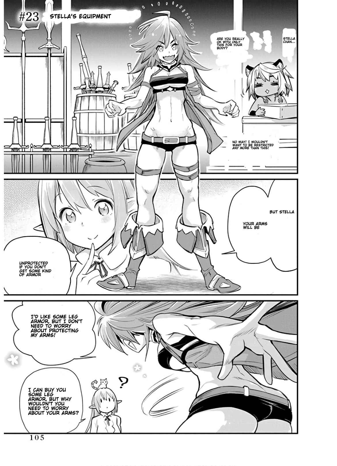 S-Rank Monster no Behemoth Dakedo, Neko to Machigawarete Erufu Musume no Kishi (Pet) Toshite Kurashitemasu Chapter 23 page 0