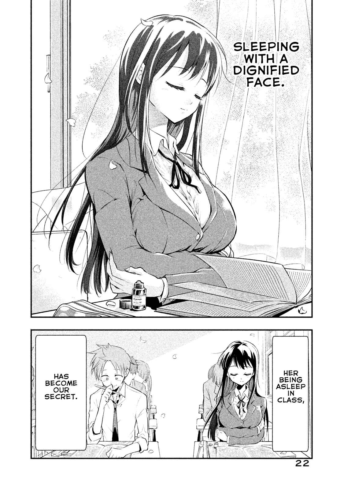 Saeki-san wa Nemutteru Chapter 1 page 23