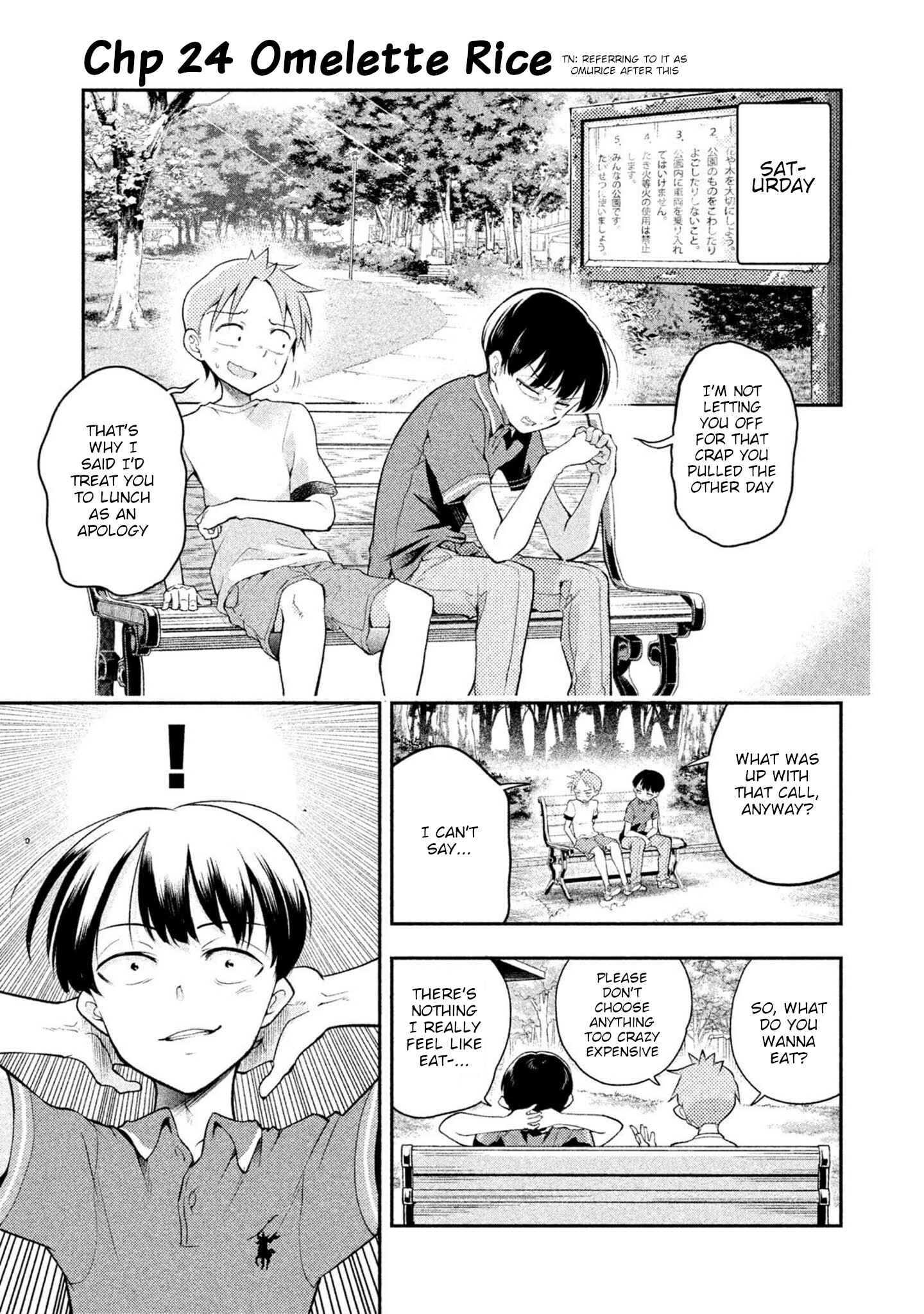 Saeki-san wa Nemutteru Chapter 24 page 0