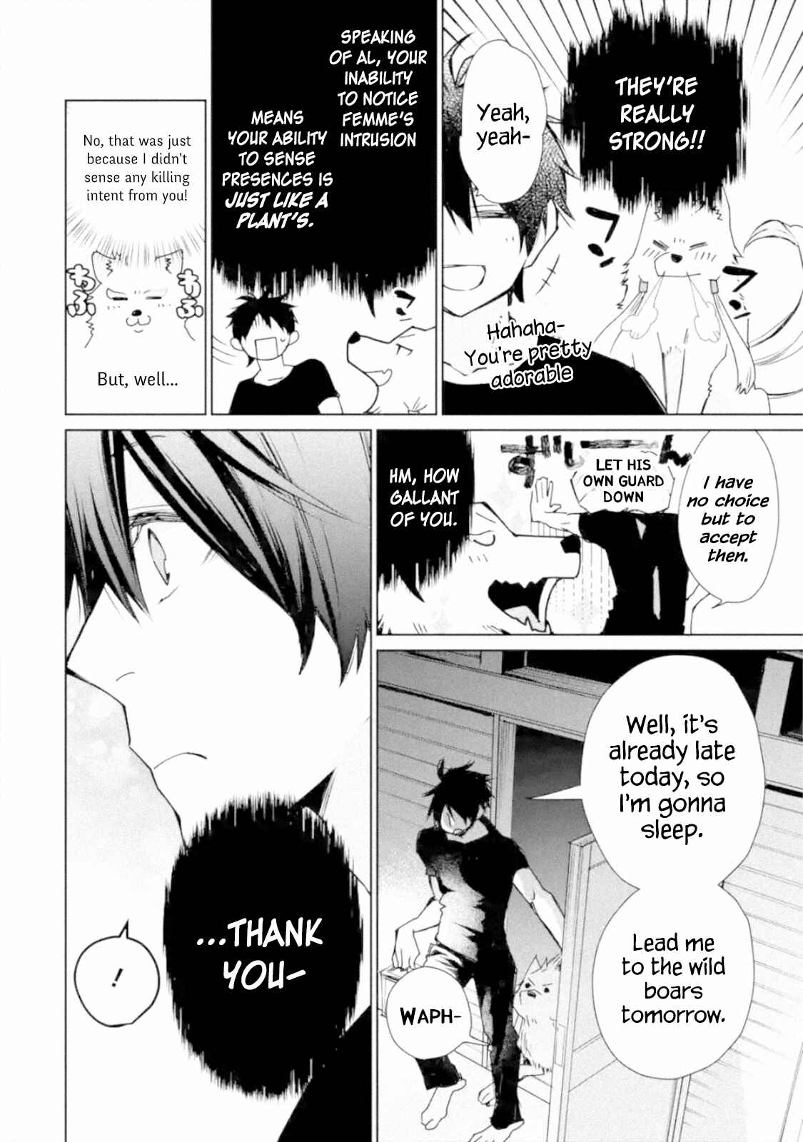 Saikyou no Madoshi. Hisa ni Ya wo Ukete Shimatta no de Inaka no Eihei ni Naru Chapter 3 page 9