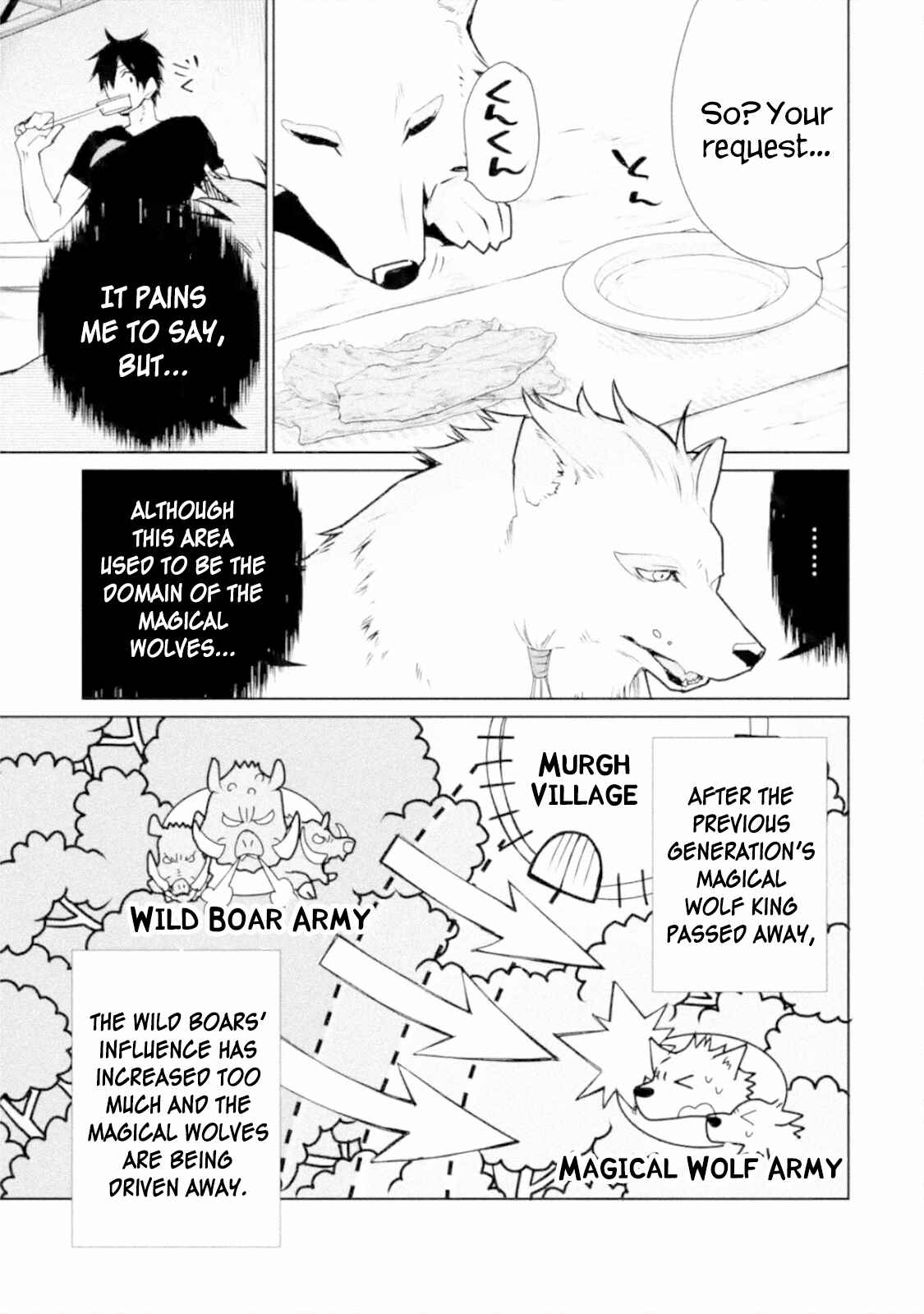 Saikyou no Madoshi. Hisa ni Ya wo Ukete Shimatta no de Inaka no Eihei ni Naru Chapter 3 page 6