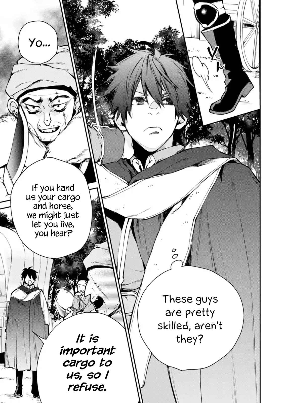 Saikyou no Madoshi. Hisa ni Ya wo Ukete Shimatta no de Inaka no Eihei ni Naru Chapter 8.1 page 9