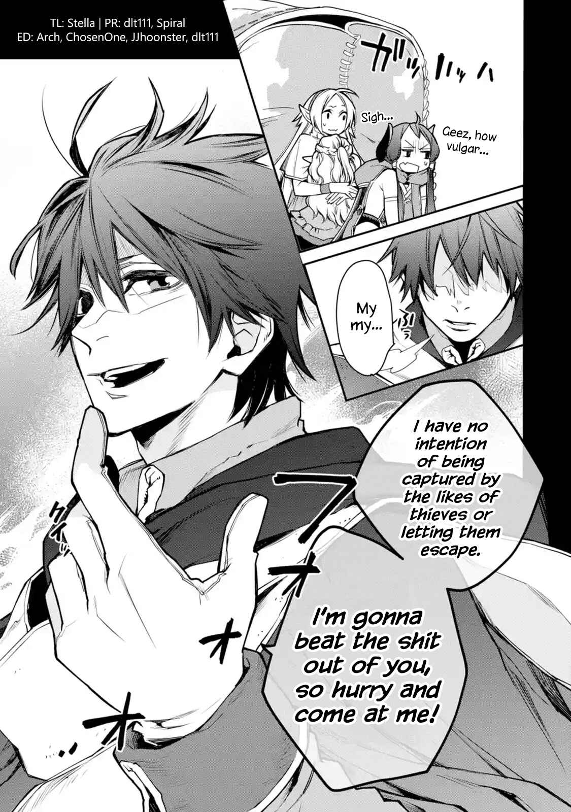 Saikyou no Madoshi. Hisa ni Ya wo Ukete Shimatta no de Inaka no Eihei ni Naru Chapter 8.1 page 11