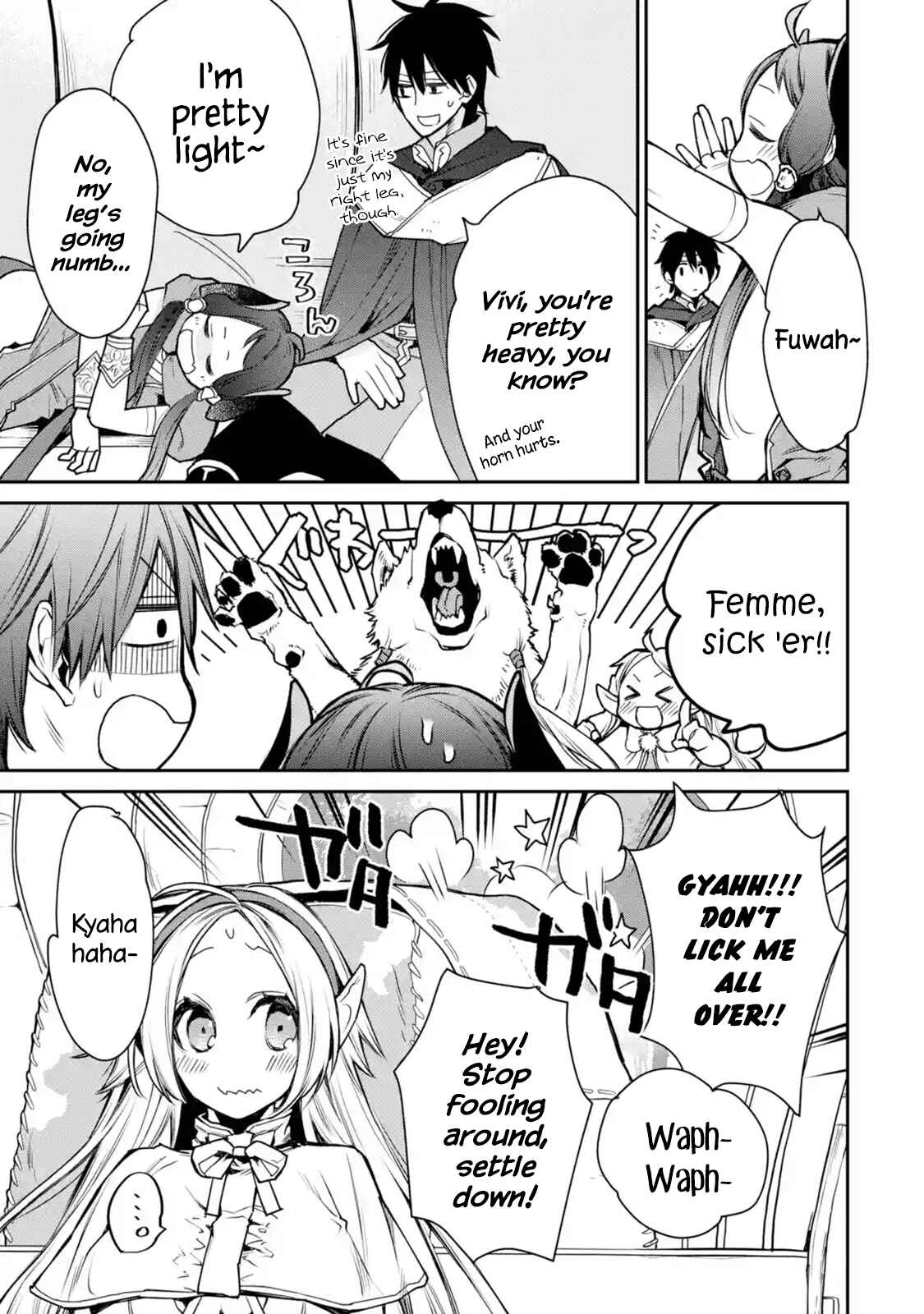 Saikyou no Madoshi. Hisa ni Ya wo Ukete Shimatta no de Inaka no Eihei ni Naru Chapter 8.1 page 4