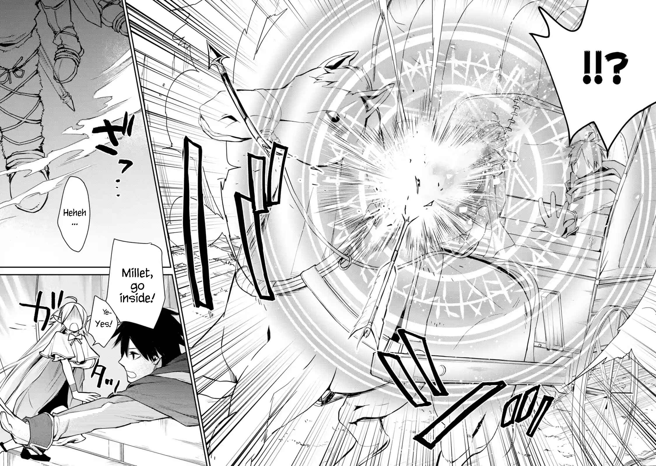 Saikyou no Madoshi. Hisa ni Ya wo Ukete Shimatta no de Inaka no Eihei ni Naru Chapter 8.1 page 7