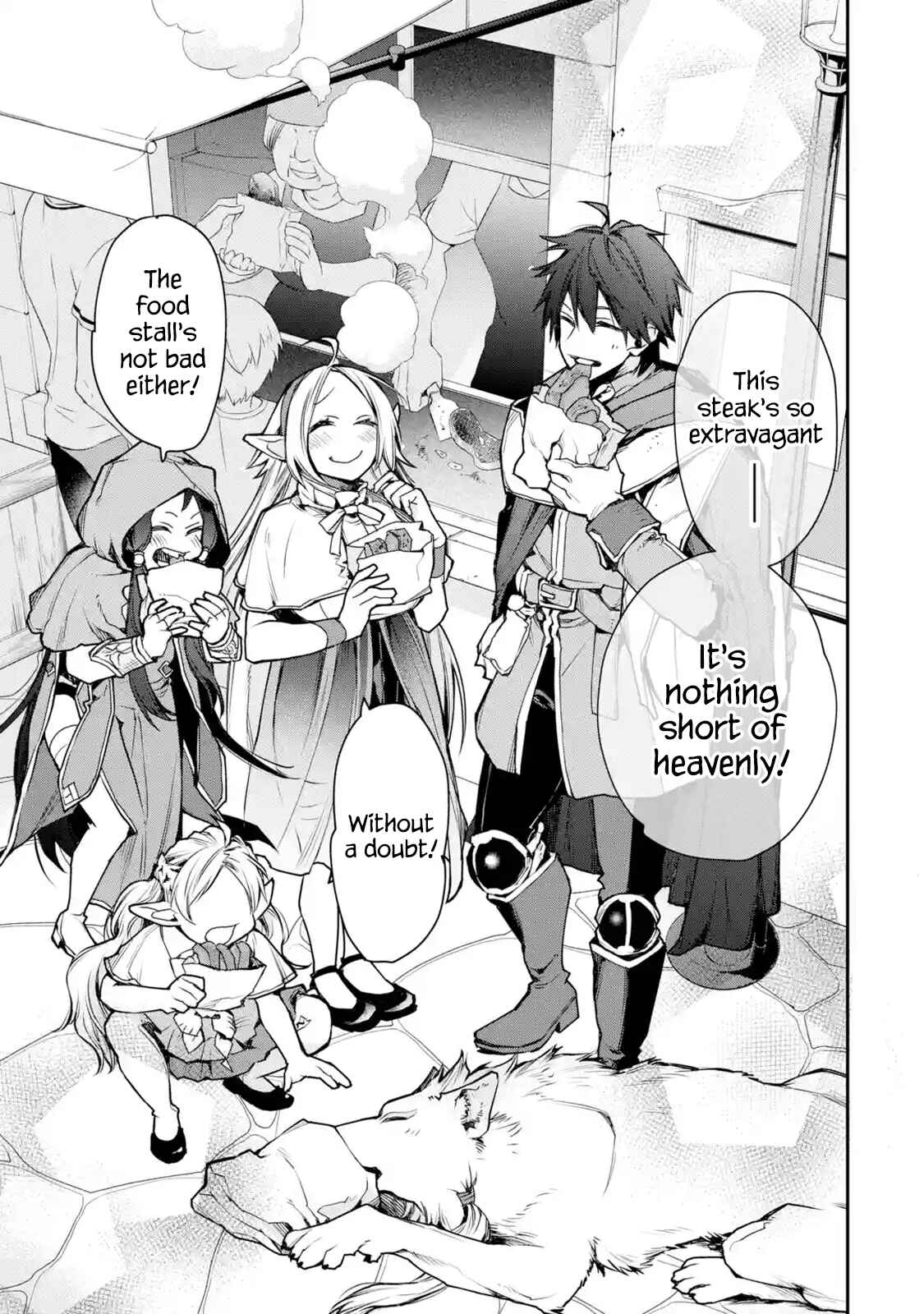 Saikyou no Madoshi. Hisa ni Ya wo Ukete Shimatta no de Inaka no Eihei ni Naru Chapter 8.3 page 12