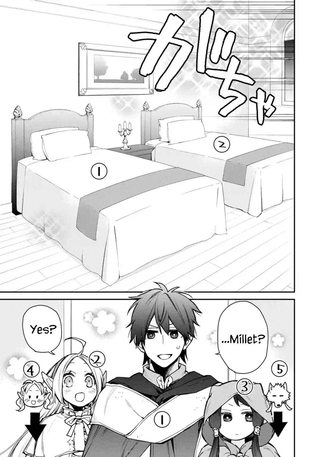 Saikyou no Madoshi. Hisa ni Ya wo Ukete Shimatta no de Inaka no Eihei ni Naru Chapter 8.3 page 14