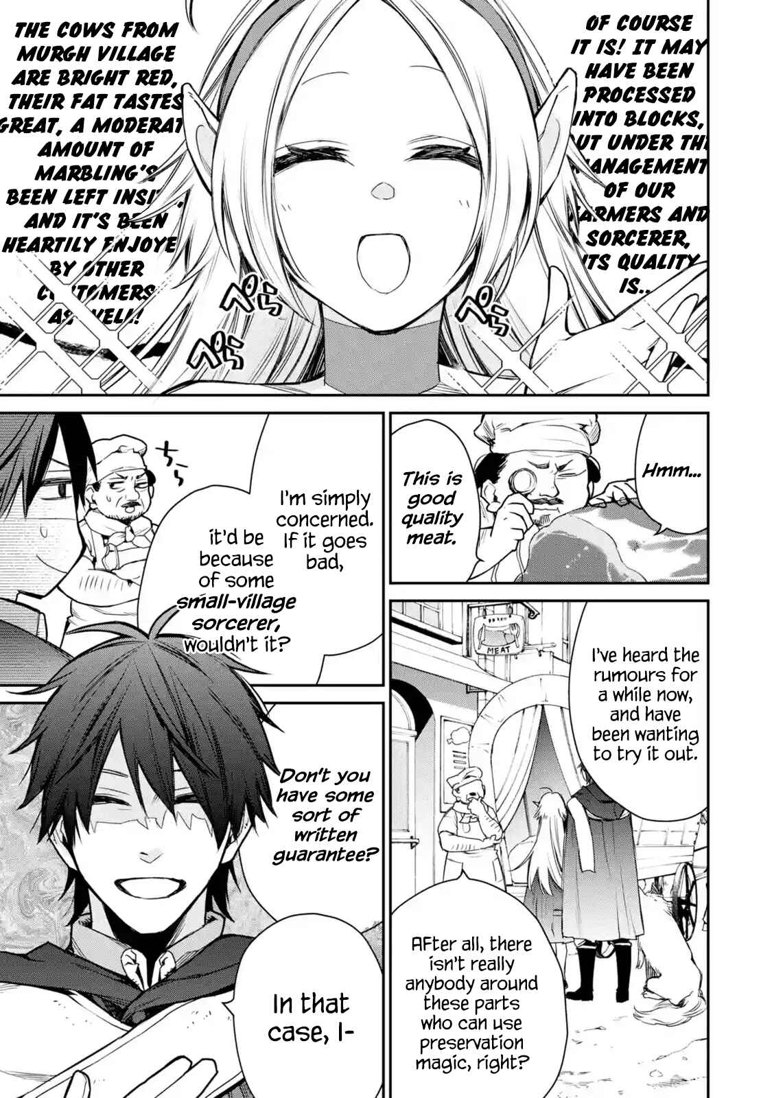 Saikyou no Madoshi. Hisa ni Ya wo Ukete Shimatta no de Inaka no Eihei ni Naru Chapter 8.3 page 2
