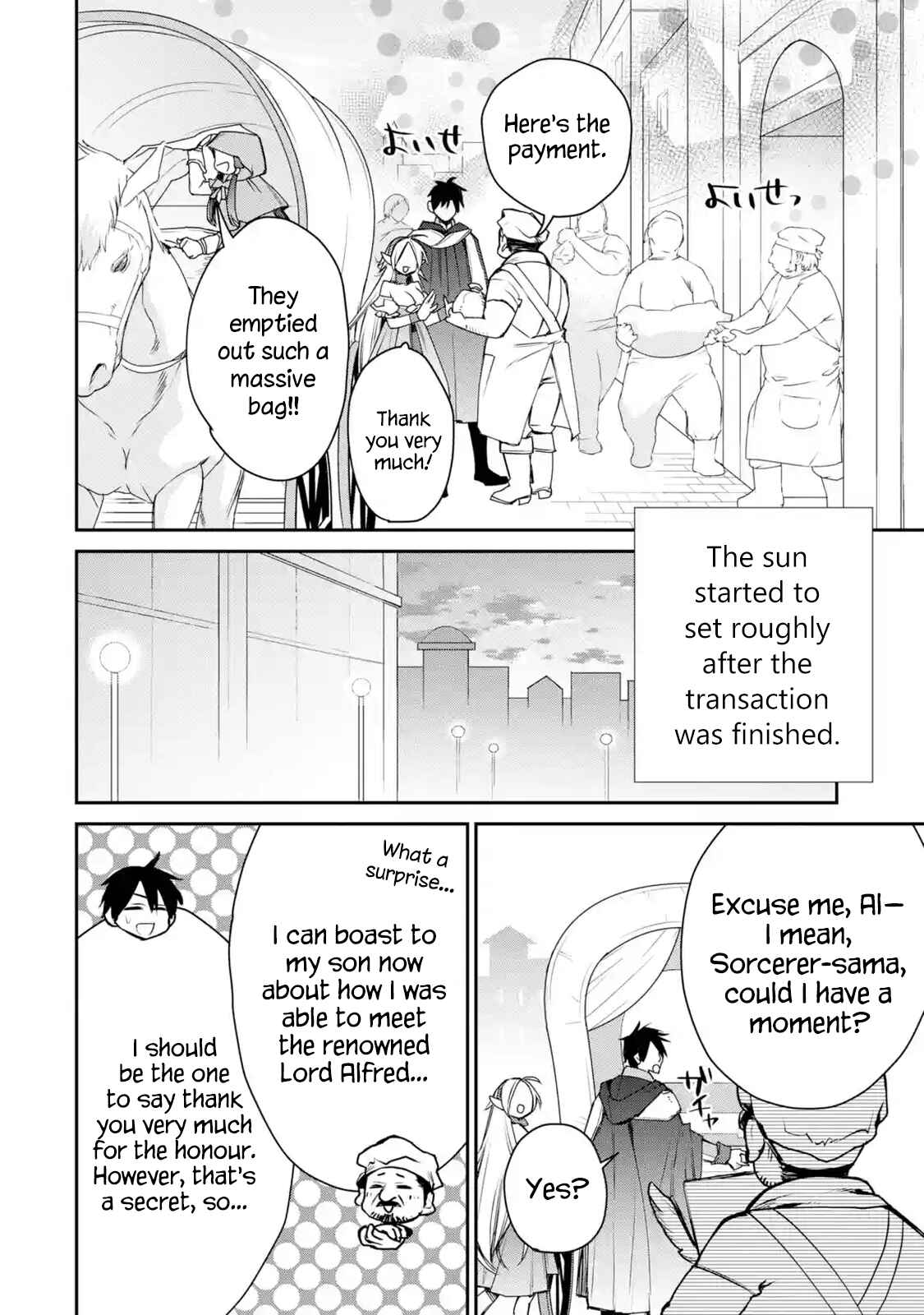 Saikyou no Madoshi. Hisa ni Ya wo Ukete Shimatta no de Inaka no Eihei ni Naru Chapter 8.3 page 5