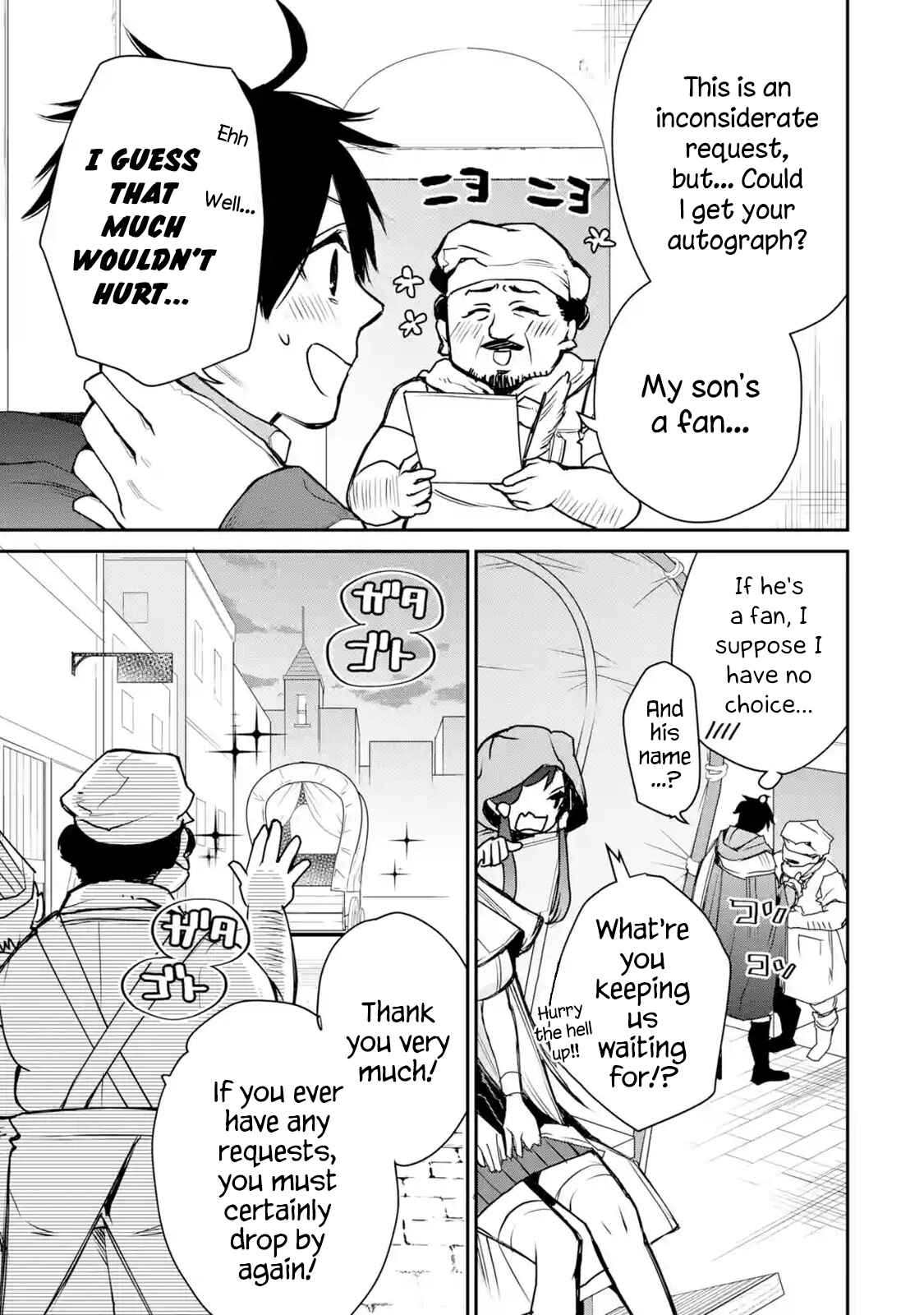 Saikyou no Madoshi. Hisa ni Ya wo Ukete Shimatta no de Inaka no Eihei ni Naru Chapter 8.3 page 6