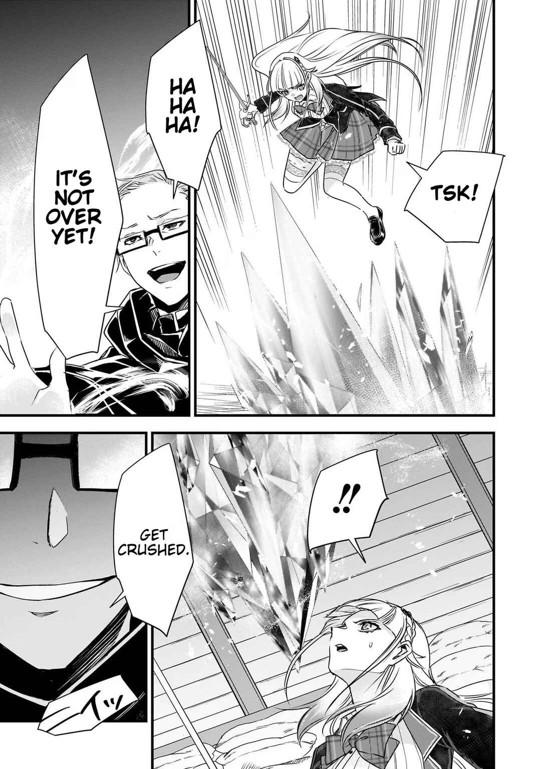 Savage Fang Ojou-sama: Shijou Saikyou no Youhei wa Shijou Sai Kyou no Bougyaku Reijou to Natte Futatabime no Sekai o Musou Suru Chapter 21 page 14
