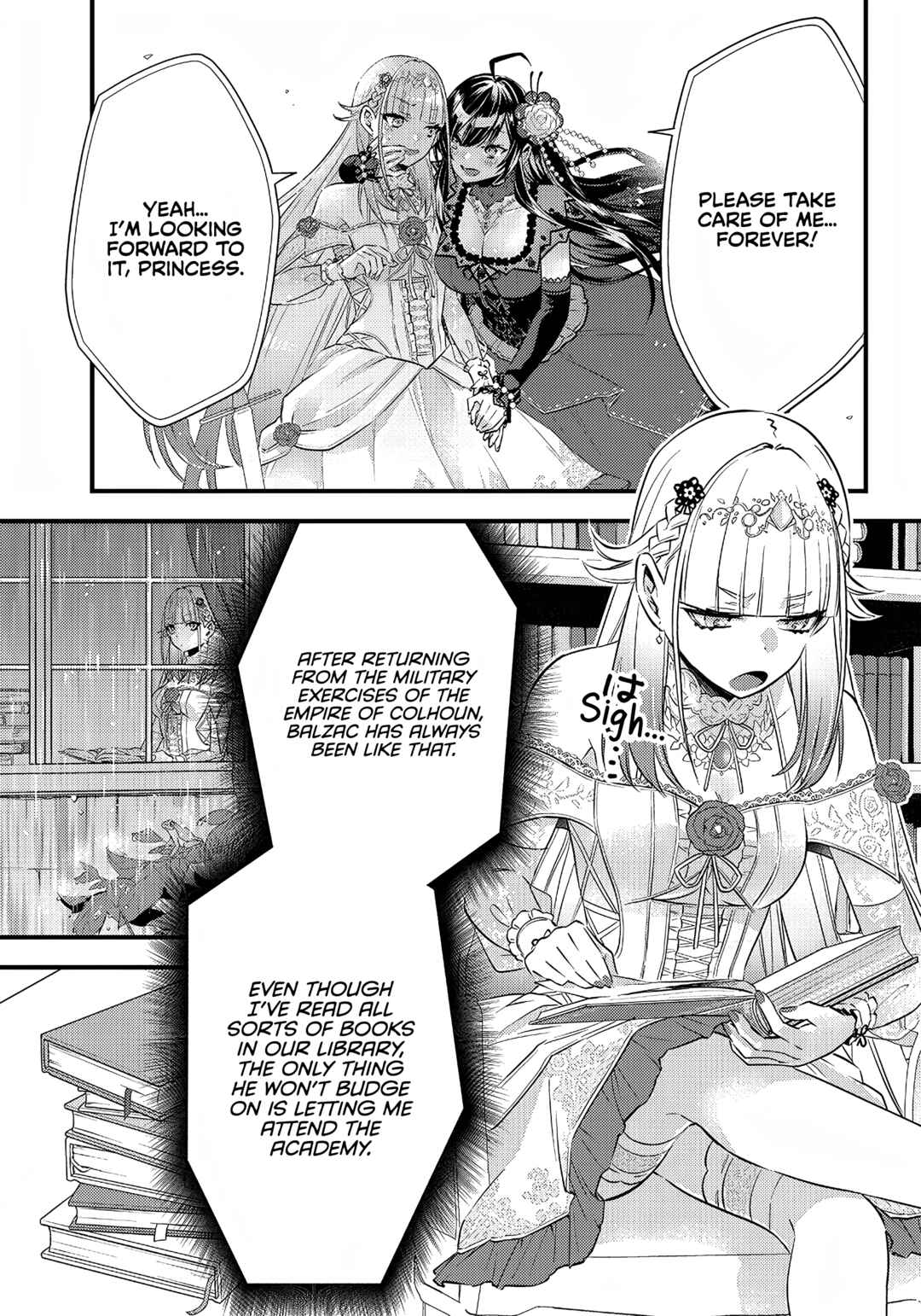 Savage Fang Ojou-sama: Shijou Saikyou no Youhei wa Shijou Sai Kyou no Bougyaku Reijou to Natte Futatabime no Sekai o Musou Suru Chapter 9 page 3