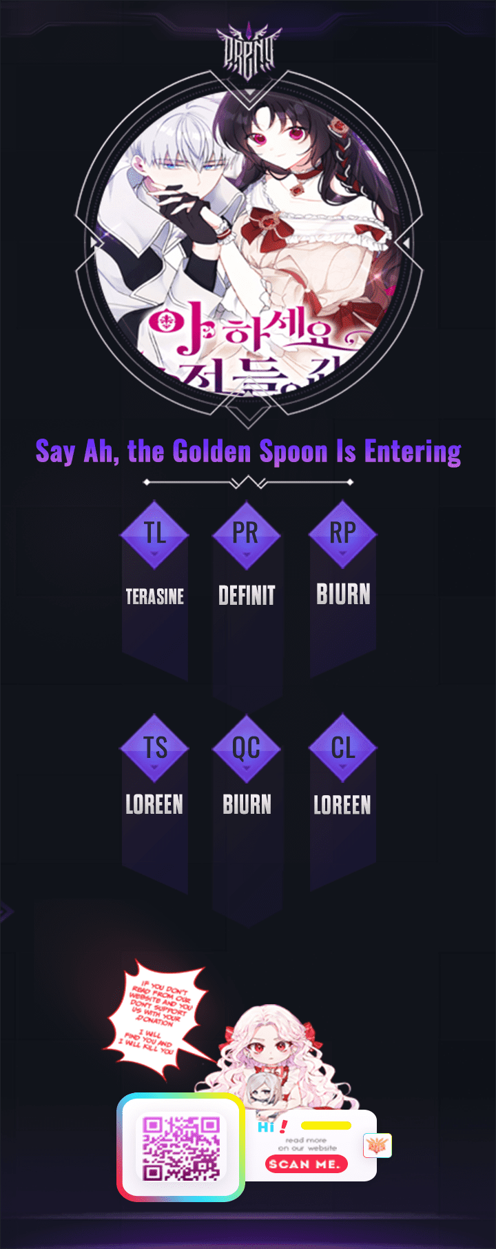 Say Ah, The Golden Spoon Is Entering Chapter 63 page 0