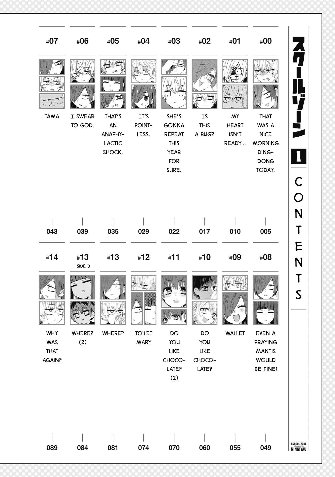 School Zone Chapter 0 page 2