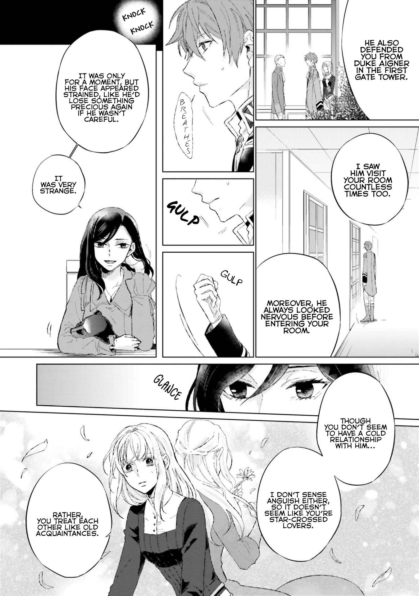Seijo ni naru no de Nidoume no Jinsei wa Katte ni sasete moraimasu ~Outaishi wa, Zensei de Watashi wo Futta Koibito deshita~ Chapter 11 page 12