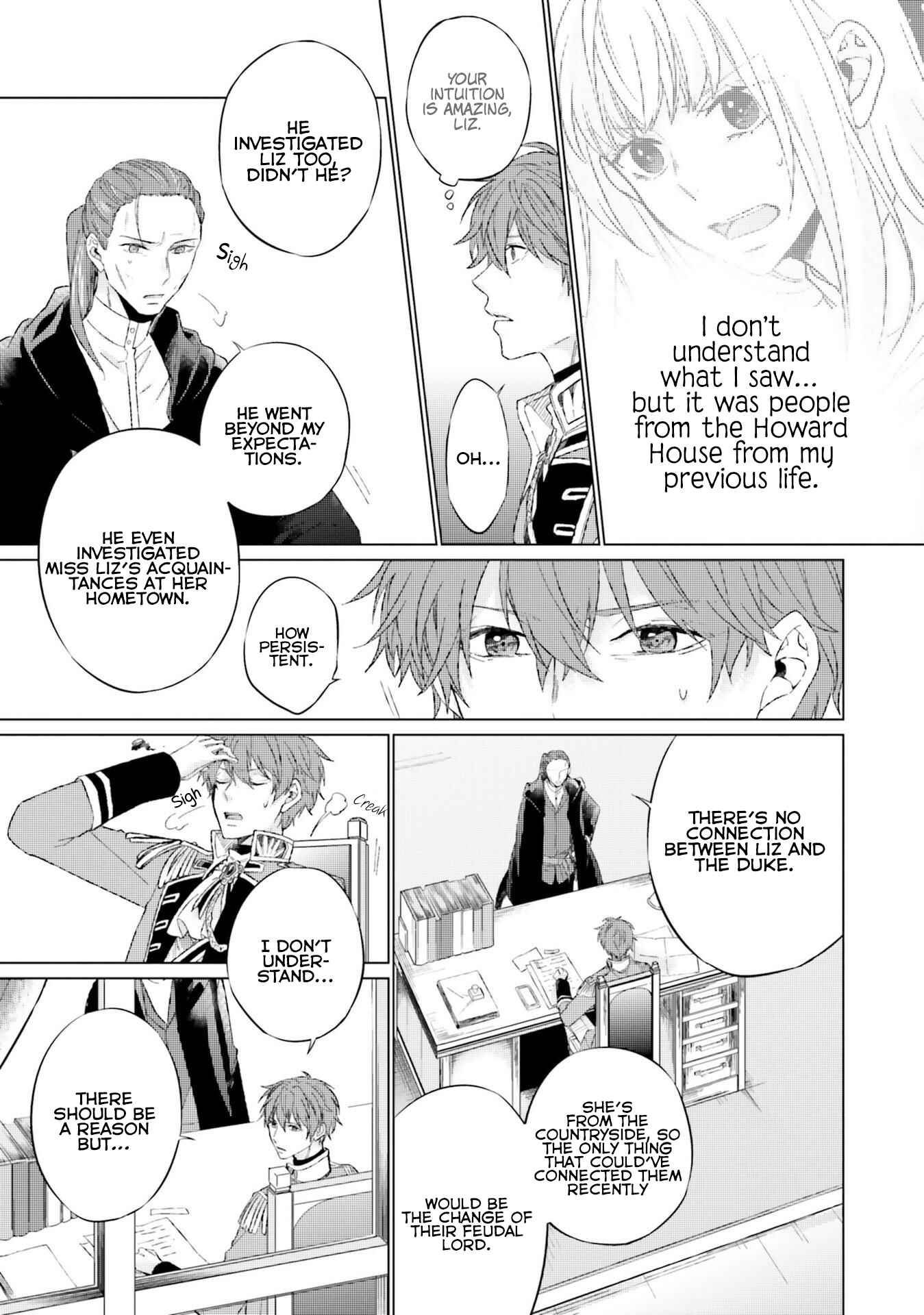 Seijo ni naru no de Nidoume no Jinsei wa Katte ni sasete moraimasu ~Outaishi wa, Zensei de Watashi wo Futta Koibito deshita~ Chapter 11 page 37