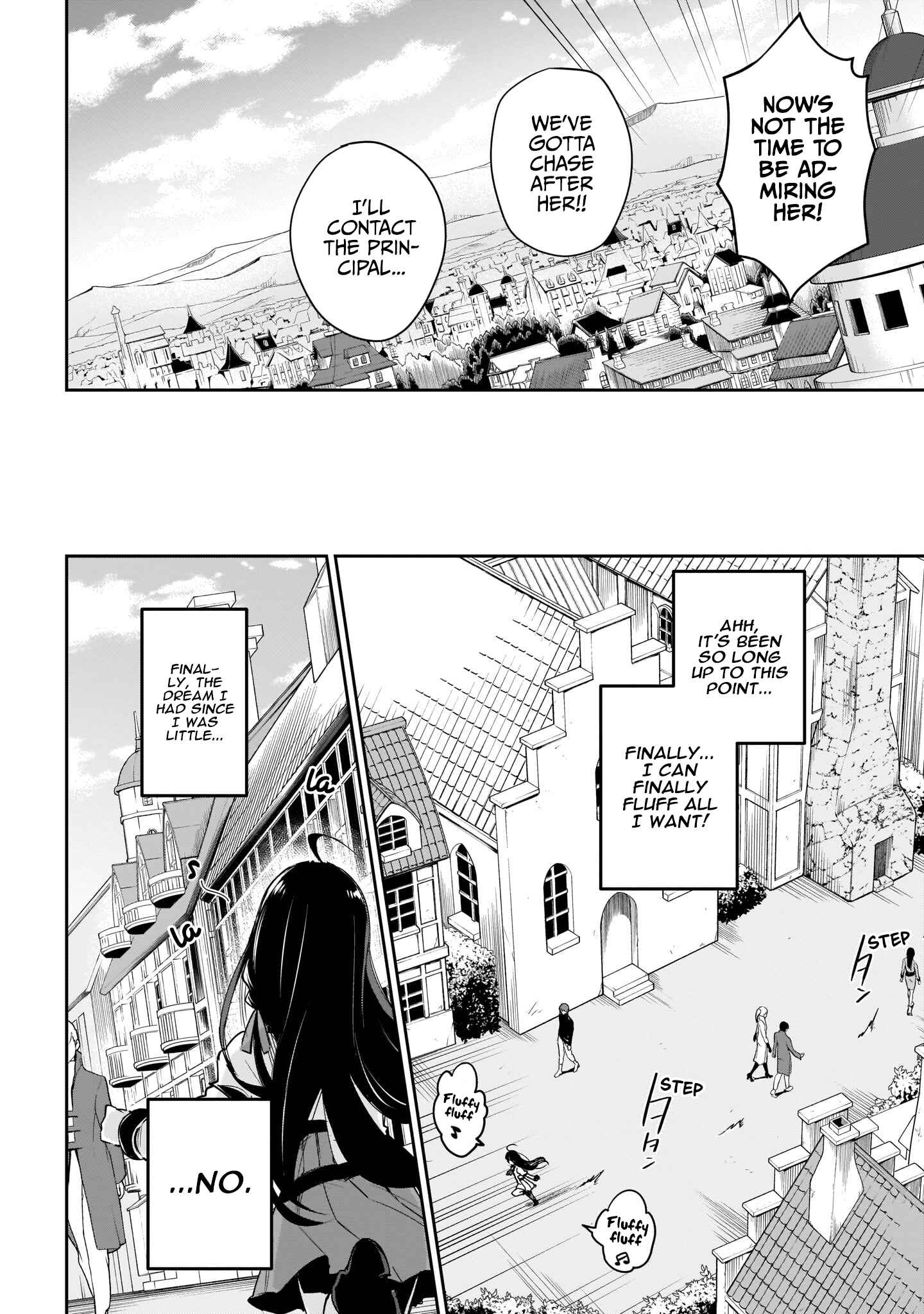 Seijo-sama? Iie, Toorisugari no Mamonotsukai Desu!: Zettai Muteki no Seijo wa Mofumofu to Tabi o Suru Chapter 1 page 16