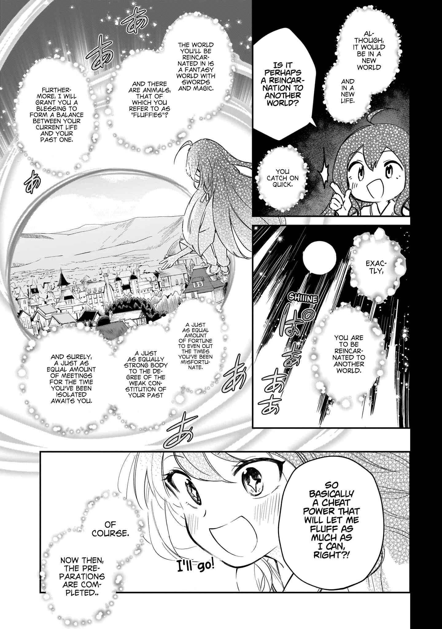 Seijo-sama? Iie, Toorisugari no Mamonotsukai Desu!: Zettai Muteki no Seijo wa Mofumofu to Tabi o Suru Chapter 1 page 21