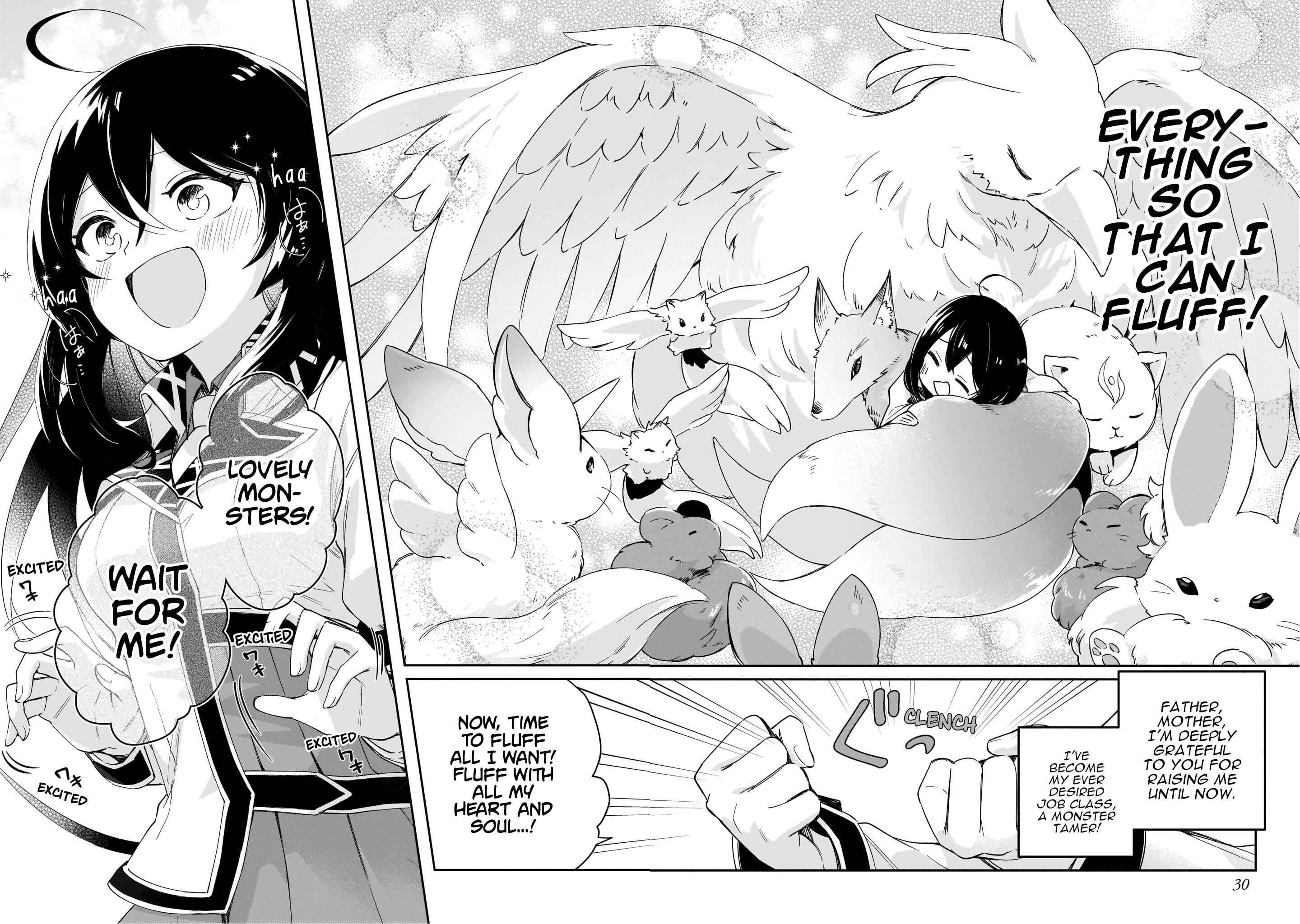 Seijo-sama? Iie, Toorisugari no Mamonotsukai Desu!: Zettai Muteki no Seijo wa Mofumofu to Tabi o Suru Chapter 1 page 26