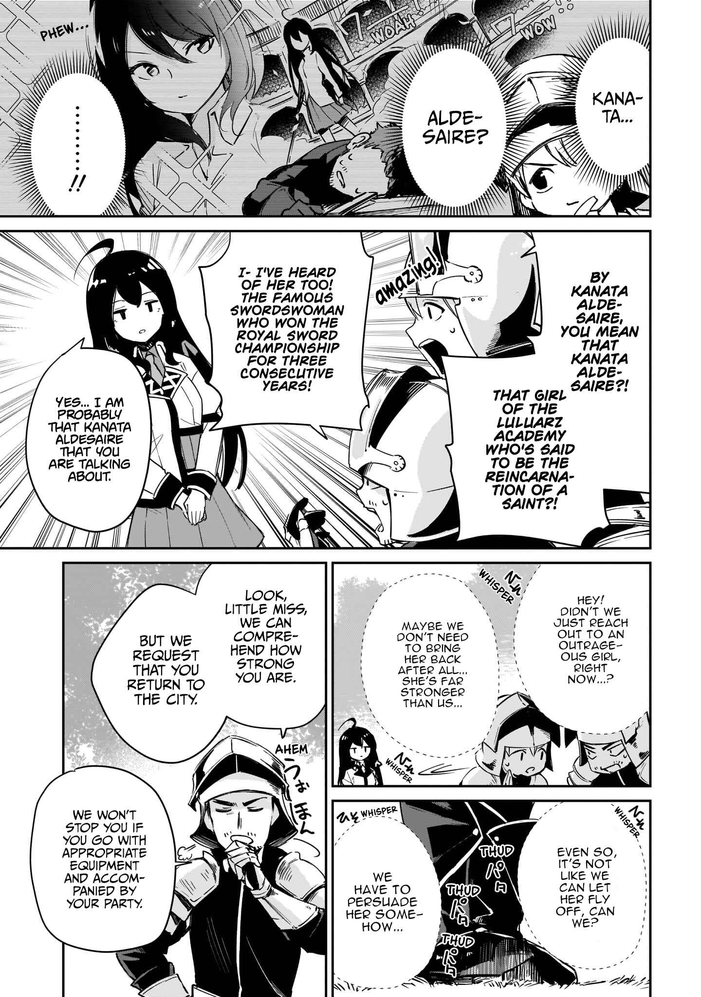 Seijo-sama? Iie, Toorisugari no Mamonotsukai Desu!: Zettai Muteki no Seijo wa Mofumofu to Tabi o Suru Chapter 1 page 30