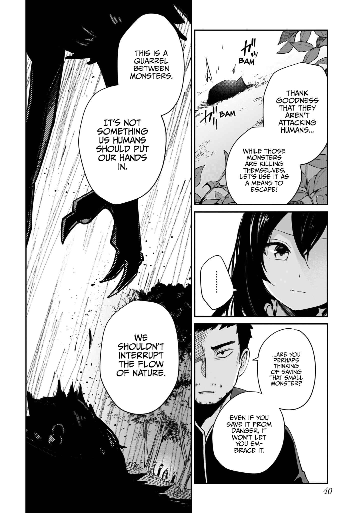 Seijo-sama? Iie, Toorisugari no Mamonotsukai Desu!: Zettai Muteki no Seijo wa Mofumofu to Tabi o Suru Chapter 1 page 35