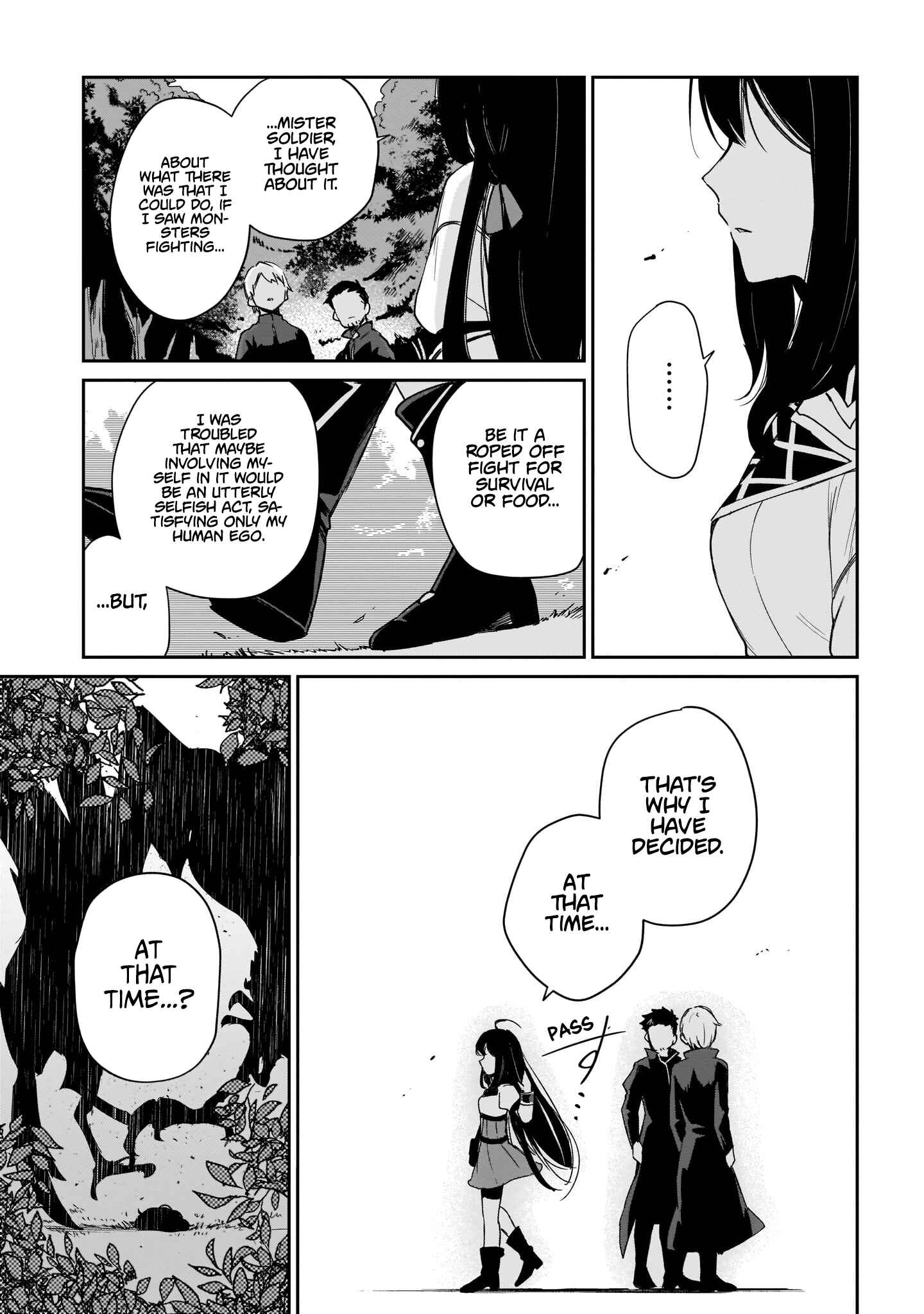 Seijo-sama? Iie, Toorisugari no Mamonotsukai Desu!: Zettai Muteki no Seijo wa Mofumofu to Tabi o Suru Chapter 1 page 36