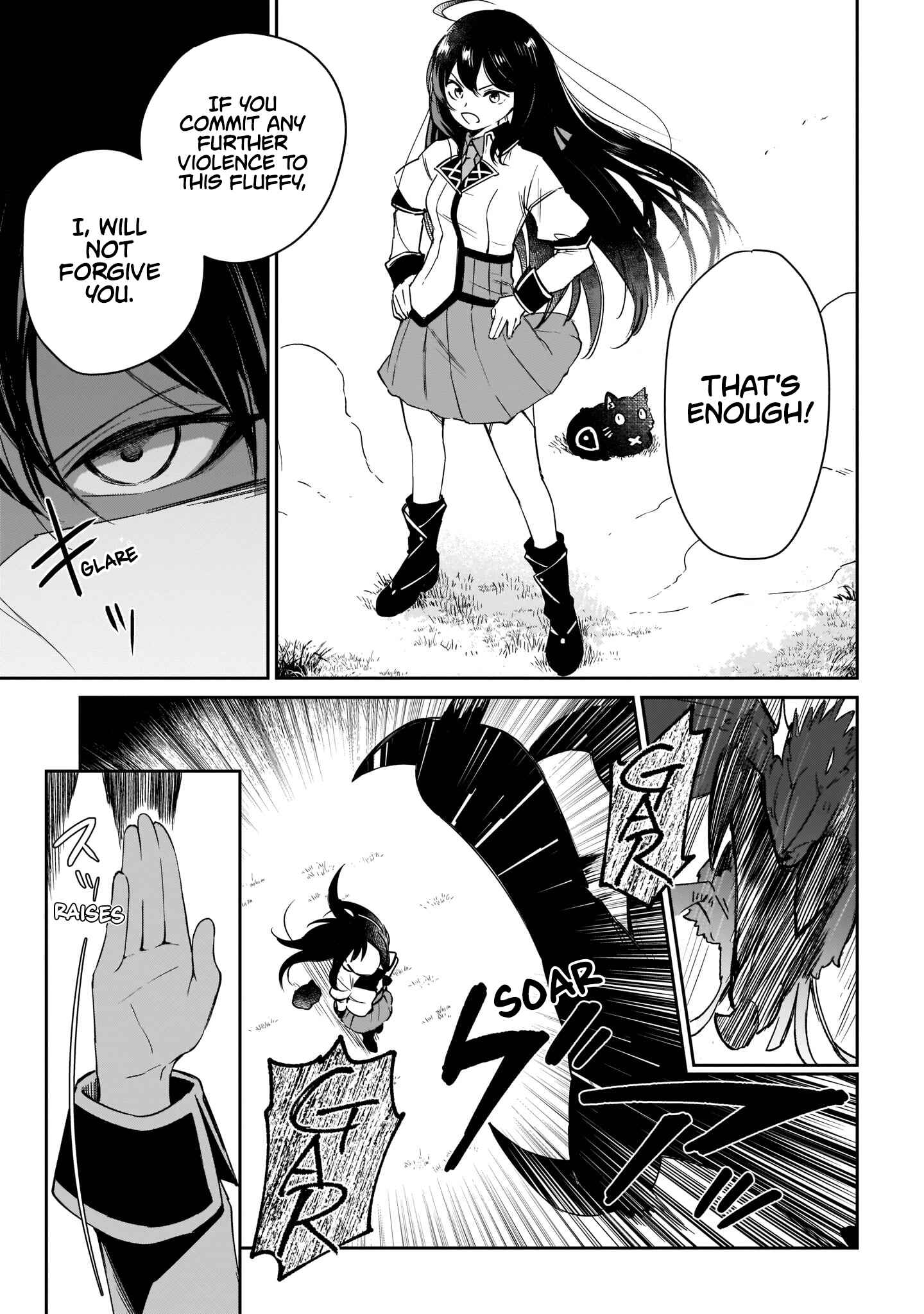 Seijo-sama? Iie, Toorisugari no Mamonotsukai Desu!: Zettai Muteki no Seijo wa Mofumofu to Tabi o Suru Chapter 1 page 38