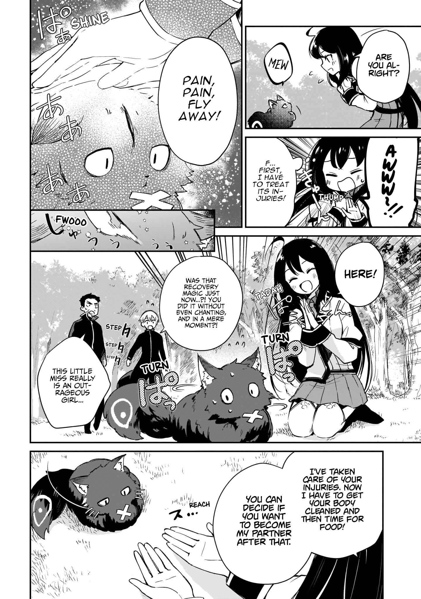 Seijo-sama? Iie, Toorisugari no Mamonotsukai Desu!: Zettai Muteki no Seijo wa Mofumofu to Tabi o Suru Chapter 1 page 47