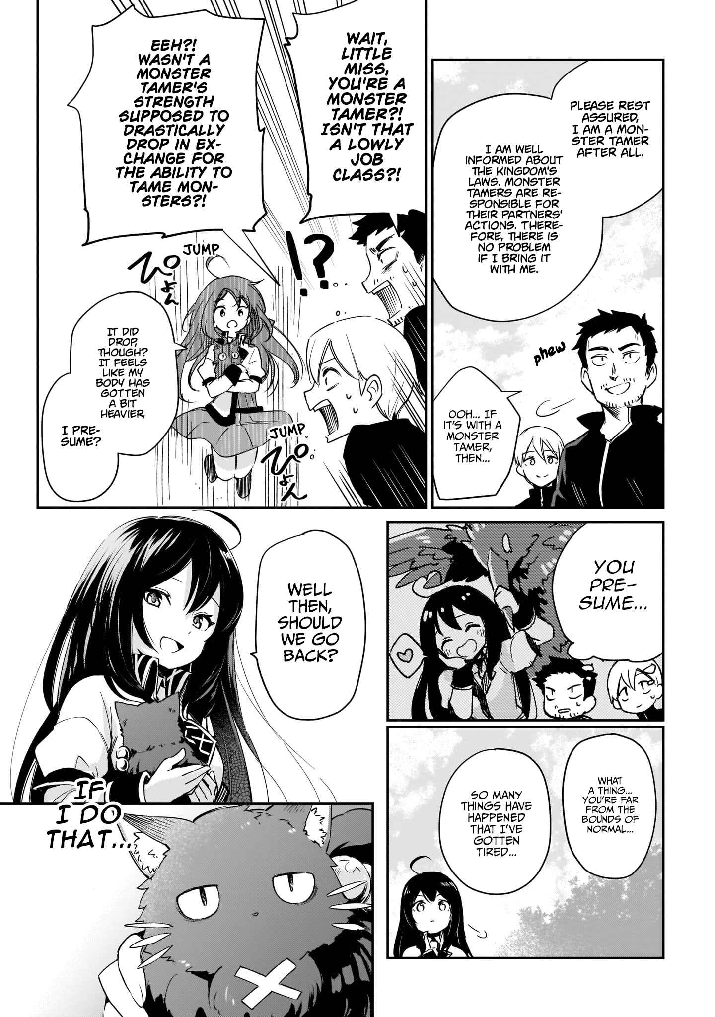 Seijo-sama? Iie, Toorisugari no Mamonotsukai Desu!: Zettai Muteki no Seijo wa Mofumofu to Tabi o Suru Chapter 1 page 50