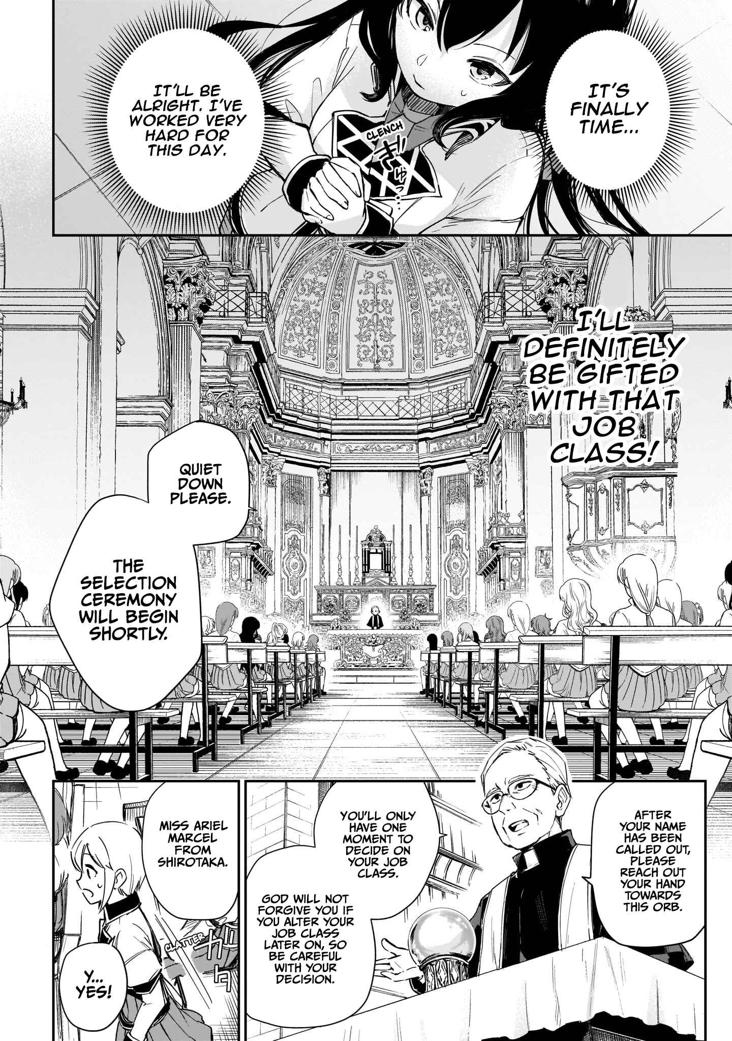 Seijo-sama? Iie, Toorisugari no Mamonotsukai Desu!: Zettai Muteki no Seijo wa Mofumofu to Tabi o Suru Chapter 1 page 6