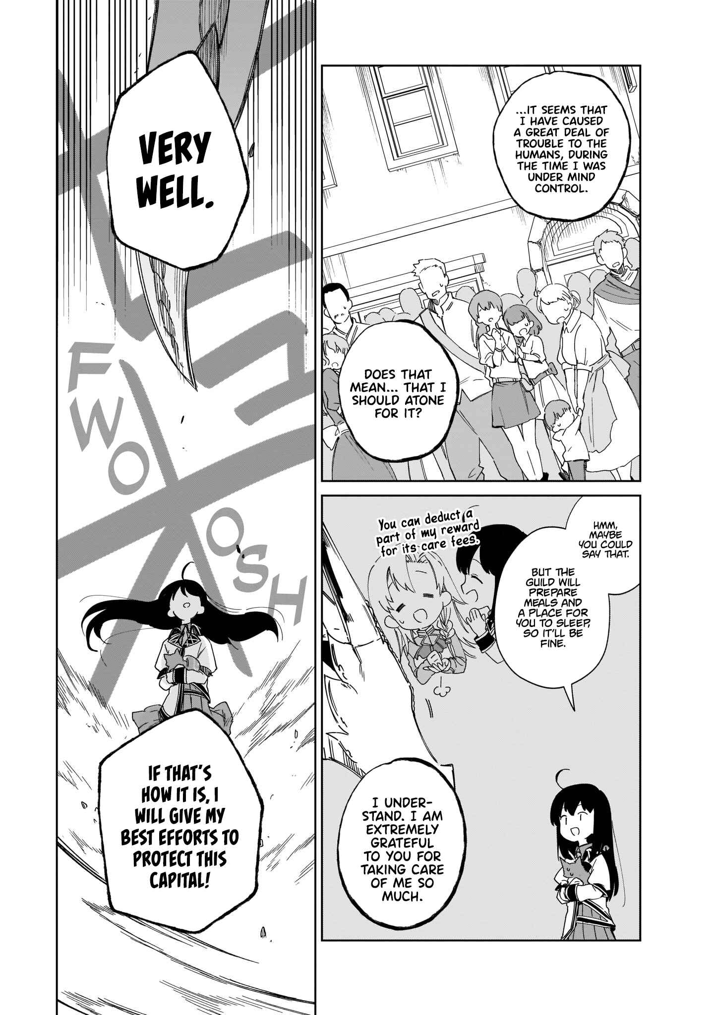 Seijo-sama? Iie, Toorisugari no Mamonotsukai Desu!: Zettai Muteki no Seijo wa Mofumofu to Tabi o Suru Chapter 7 page 21