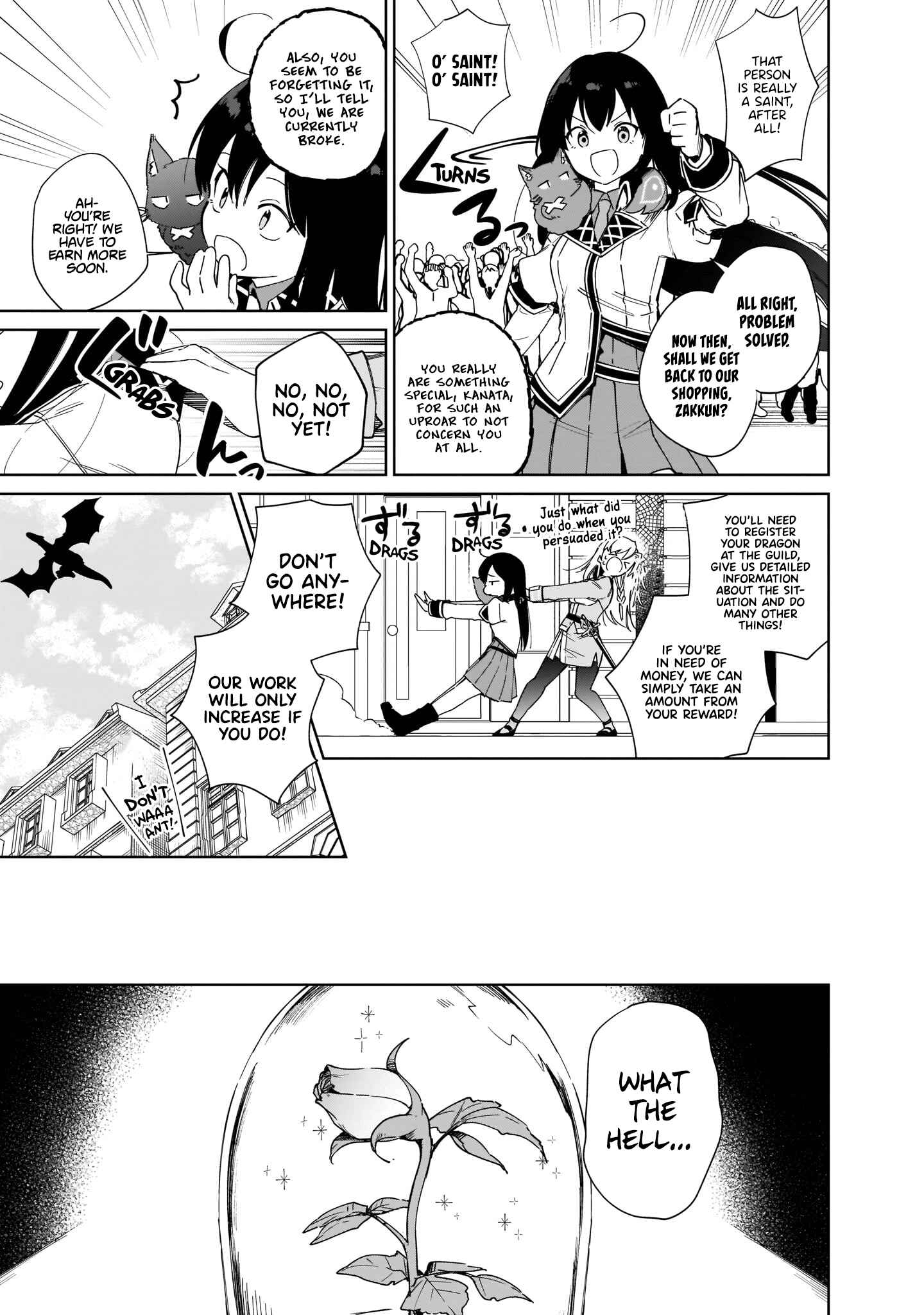 Seijo-sama? Iie, Toorisugari no Mamonotsukai Desu!: Zettai Muteki no Seijo wa Mofumofu to Tabi o Suru Chapter 7 page 23