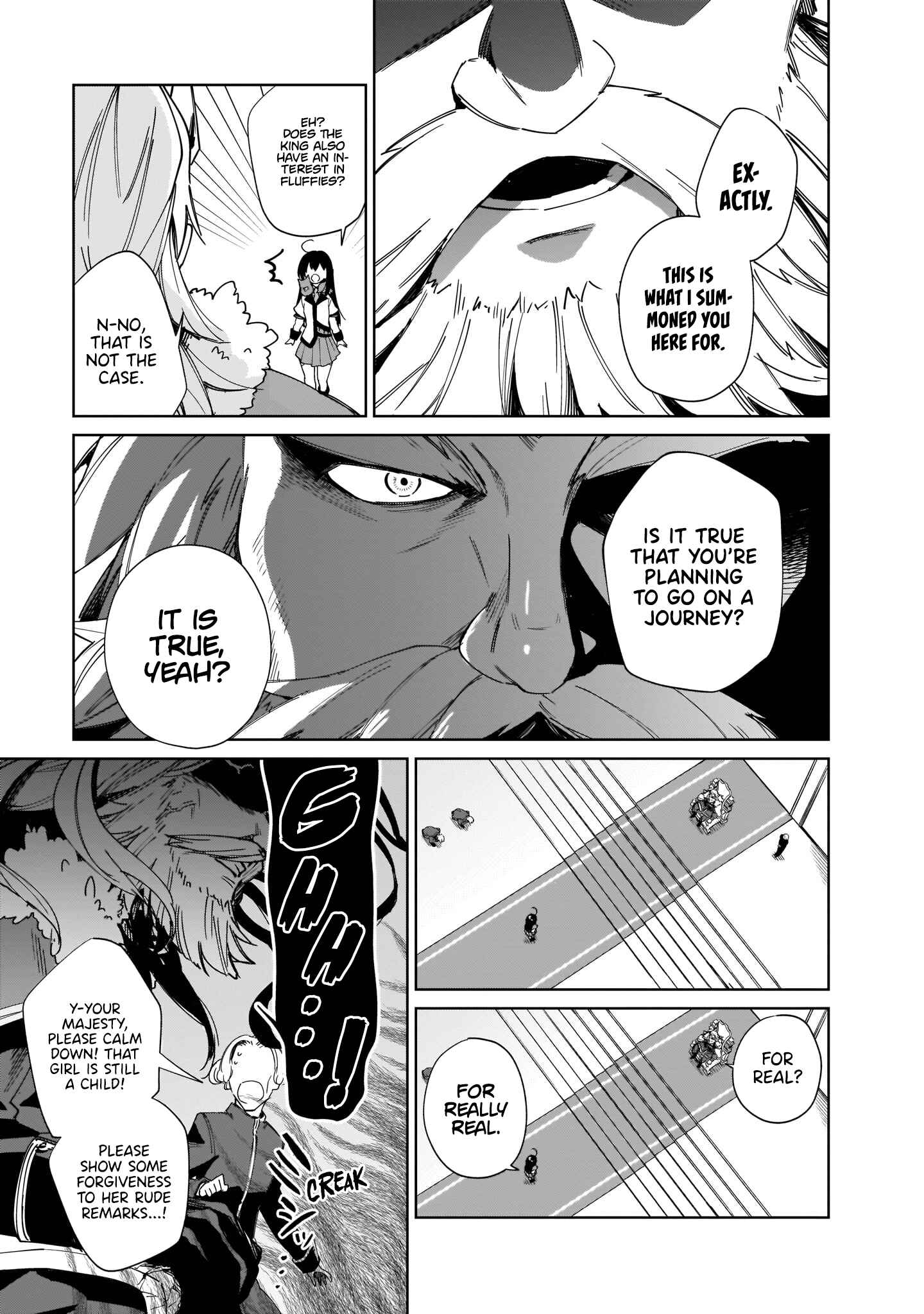 Seijo-sama? Iie, Toorisugari no Mamonotsukai Desu!: Zettai Muteki no Seijo wa Mofumofu to Tabi o Suru Chapter 7 page 29
