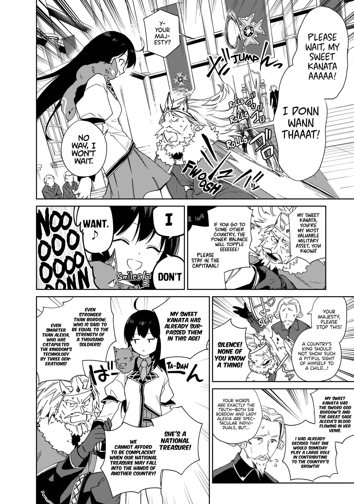 Seijo-sama? Iie, Toorisugari no Mamonotsukai Desu!: Zettai Muteki no Seijo wa Mofumofu to Tabi o Suru Chapter 7 page 30