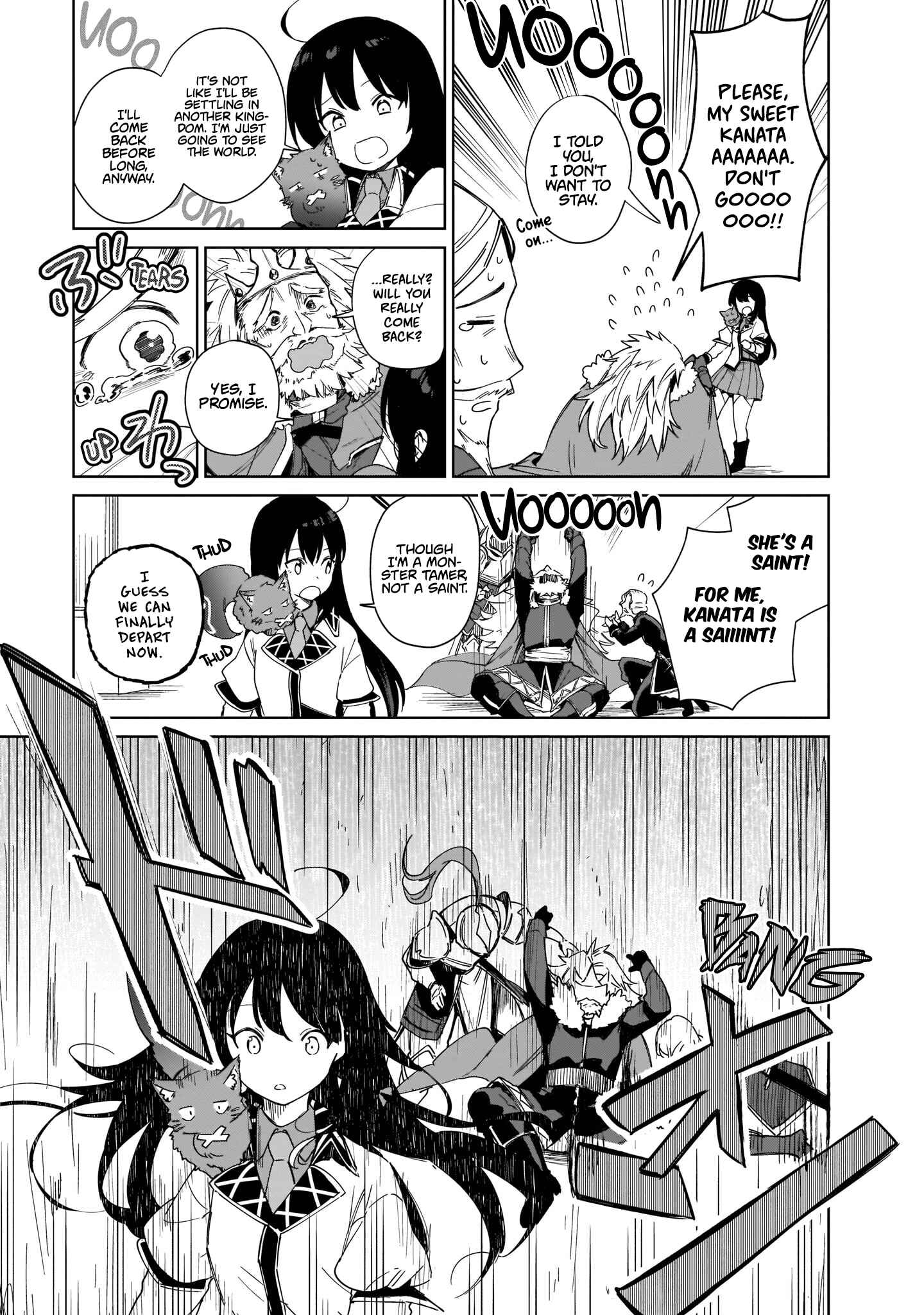 Seijo-sama? Iie, Toorisugari no Mamonotsukai Desu!: Zettai Muteki no Seijo wa Mofumofu to Tabi o Suru Chapter 7 page 31