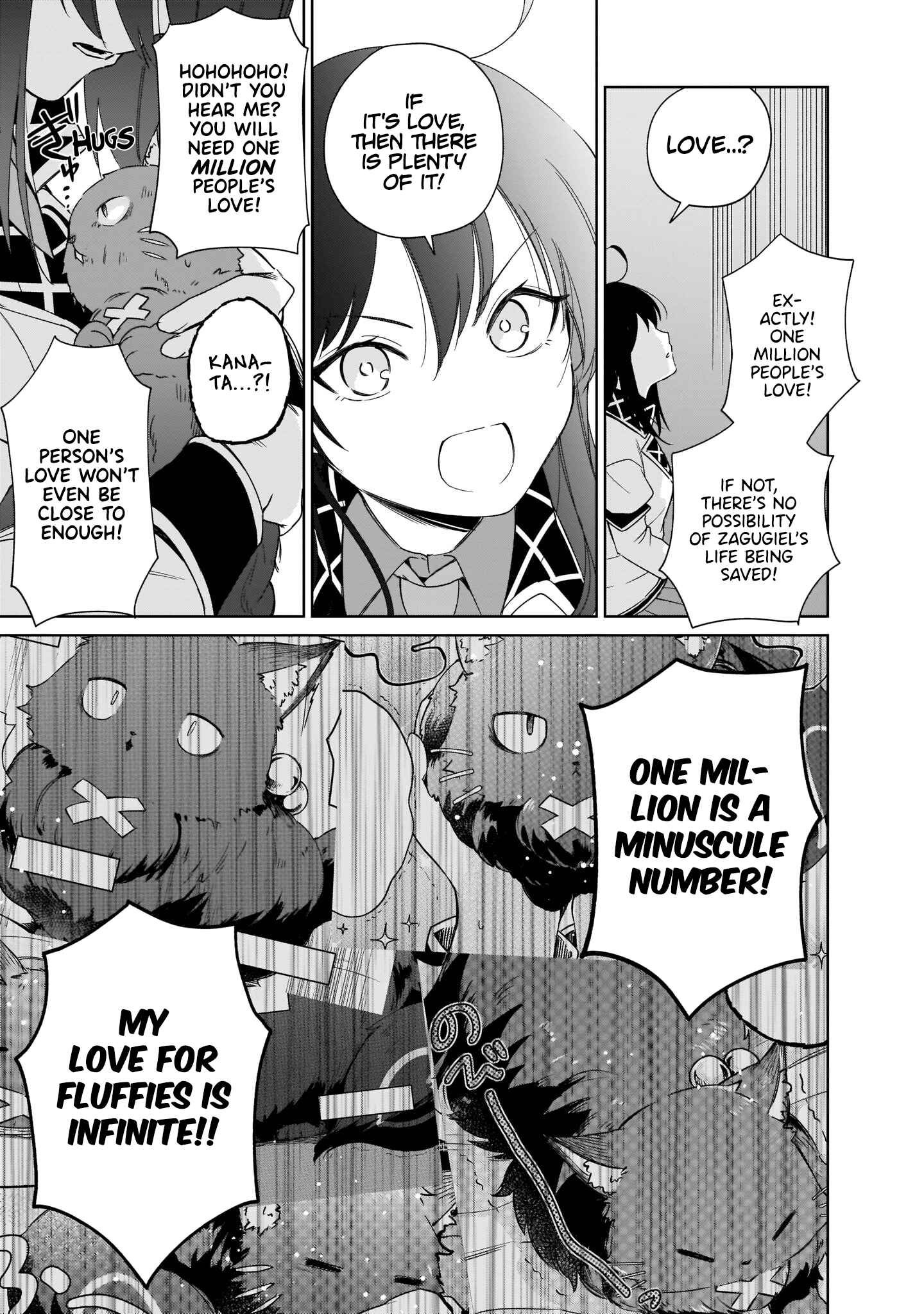 Seijo-sama? Iie, Toorisugari no Mamonotsukai Desu!: Zettai Muteki no Seijo wa Mofumofu to Tabi o Suru Chapter 7 page 58