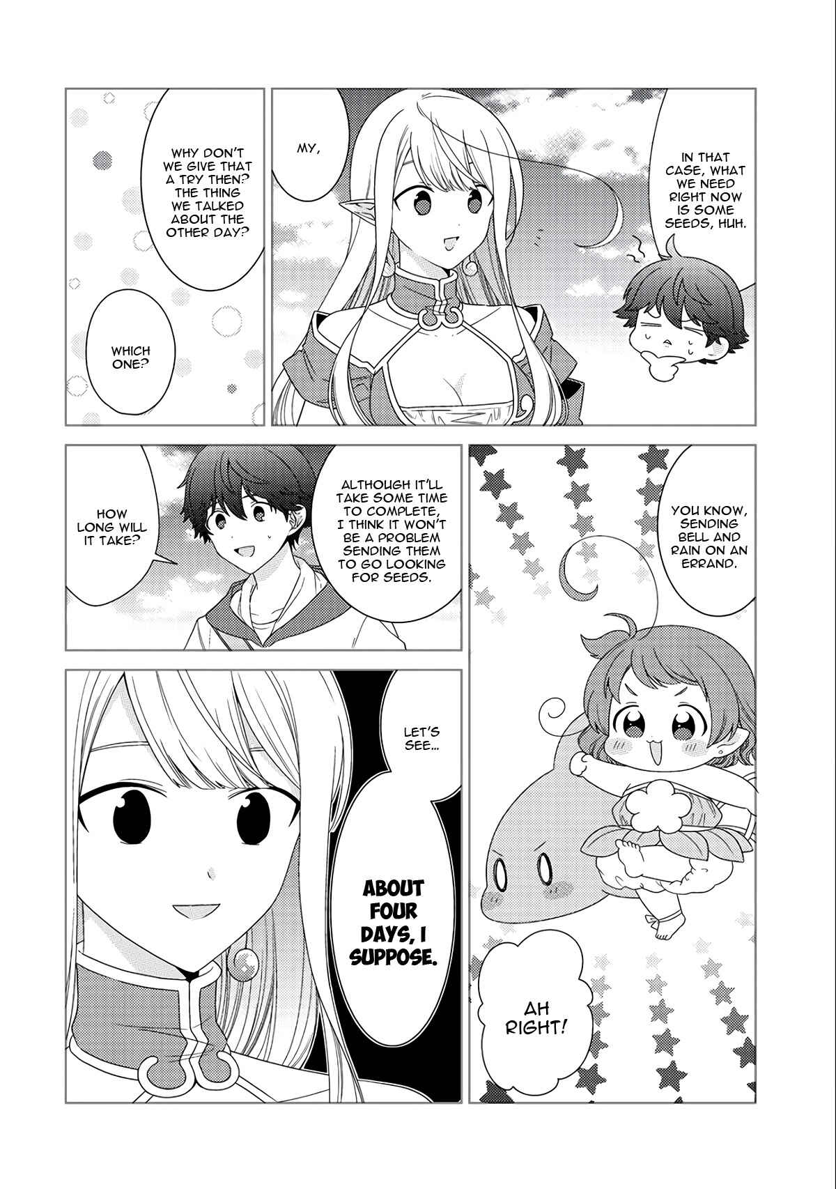Seirei-tachi no Rakuen to Risou no Isekai Seikatsu Chapter 11 page 22
