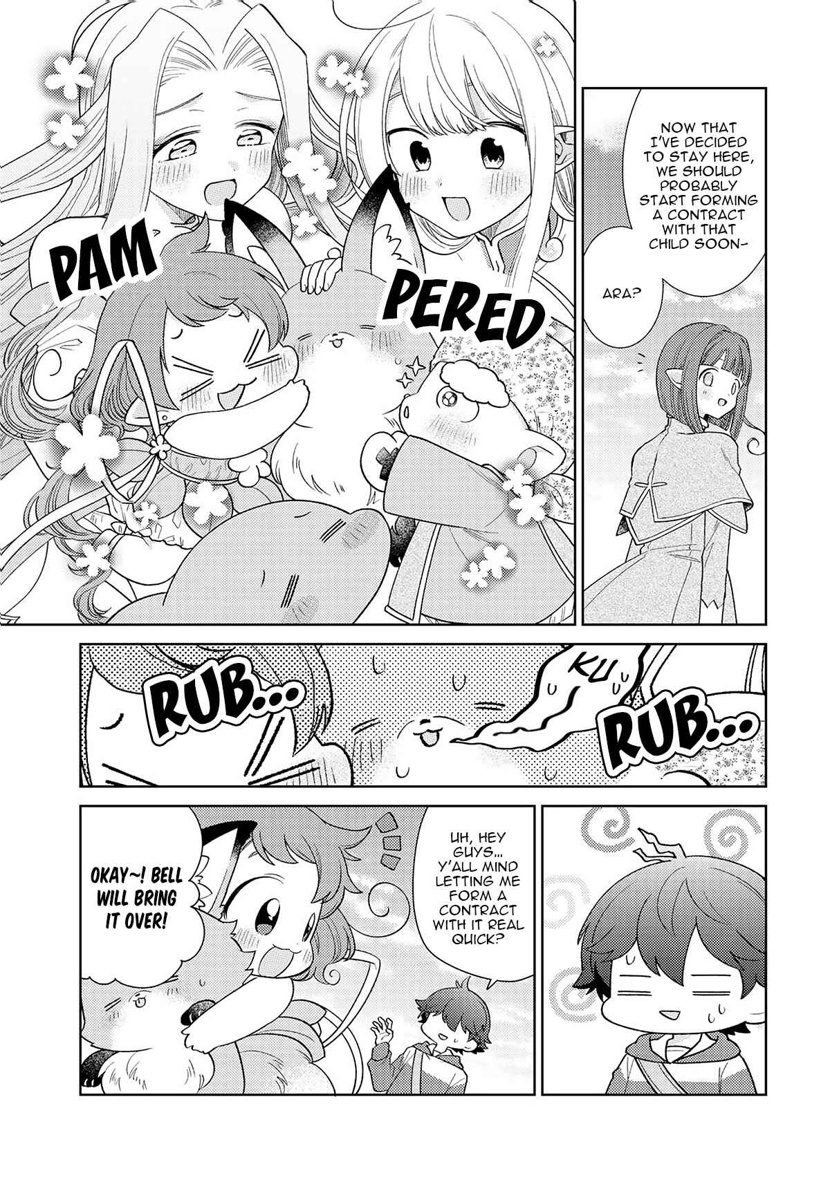 Seirei-tachi no Rakuen to Risou no Isekai Seikatsu Chapter 17 page 7