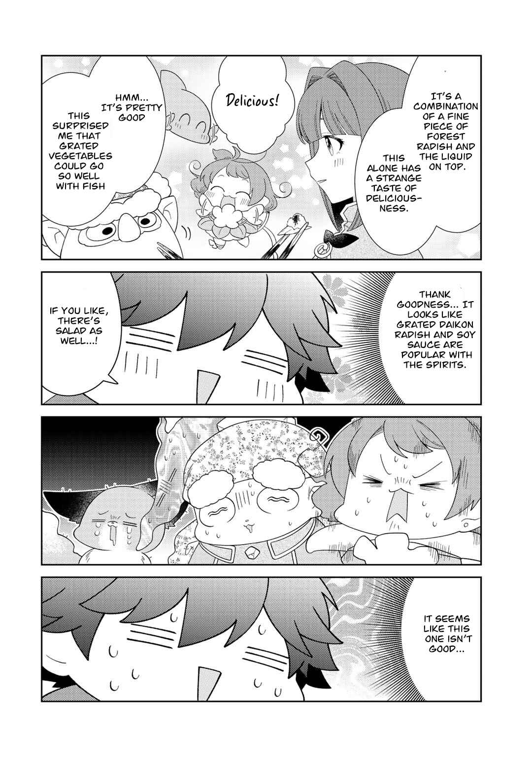 Seirei-tachi no Rakuen to Risou no Isekai Seikatsu Chapter 35 page 14