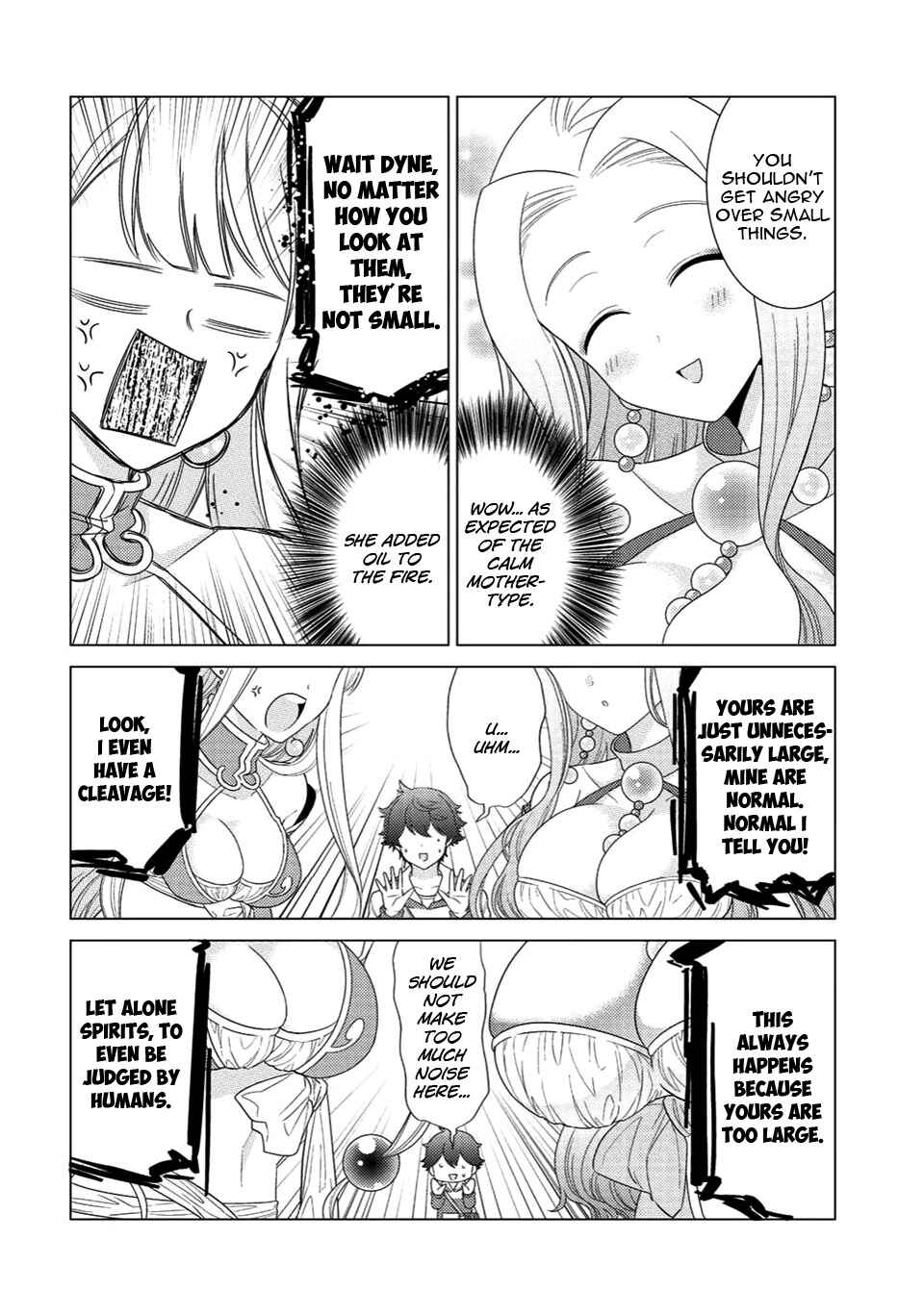Seirei-tachi no Rakuen to Risou no Isekai Seikatsu Chapter 5 page 12