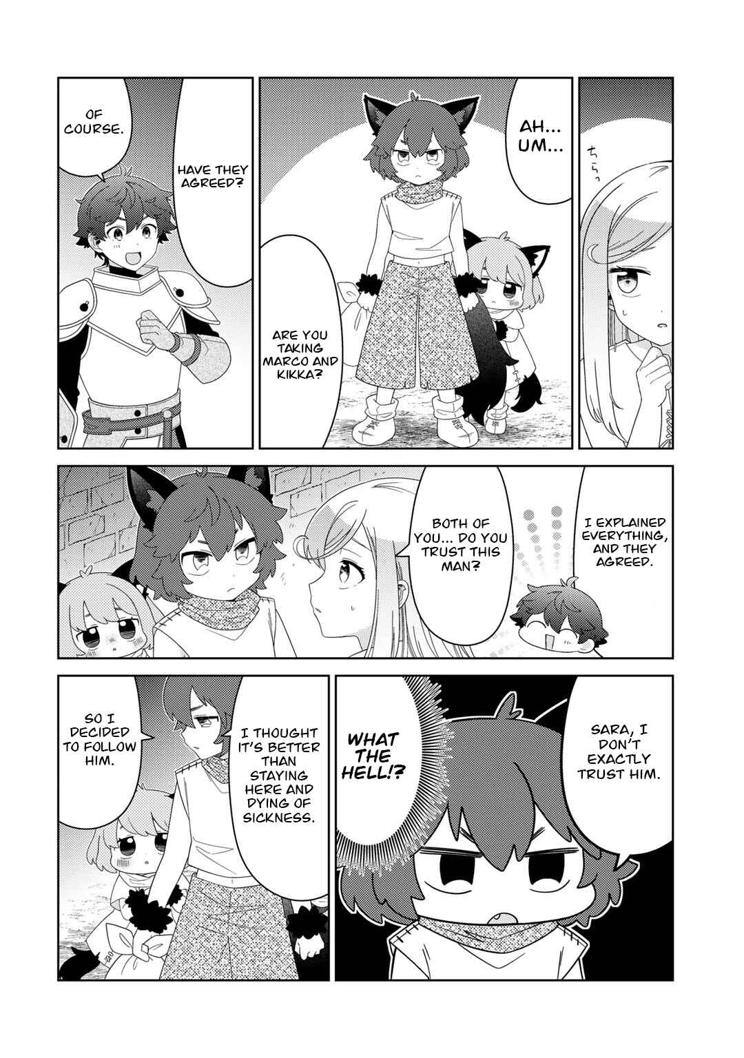 Seirei-tachi no Rakuen to Risou no Isekai Seikatsu Chapter 55 page 13