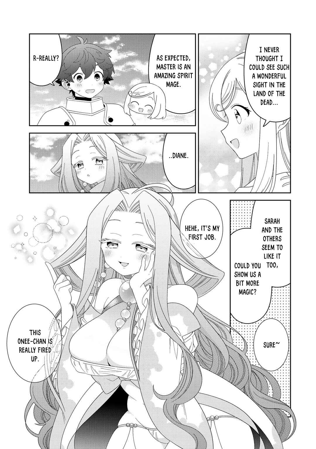 Seirei-tachi no Rakuen to Risou no Isekai Seikatsu Chapter 63 page 4