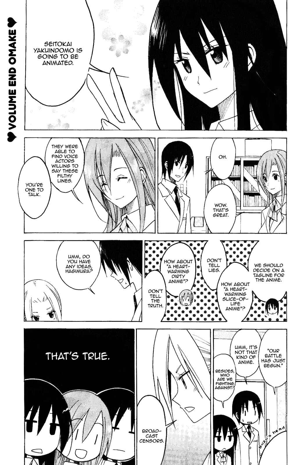 Seitokai Yakuindomo Chapter 90.5 page 8