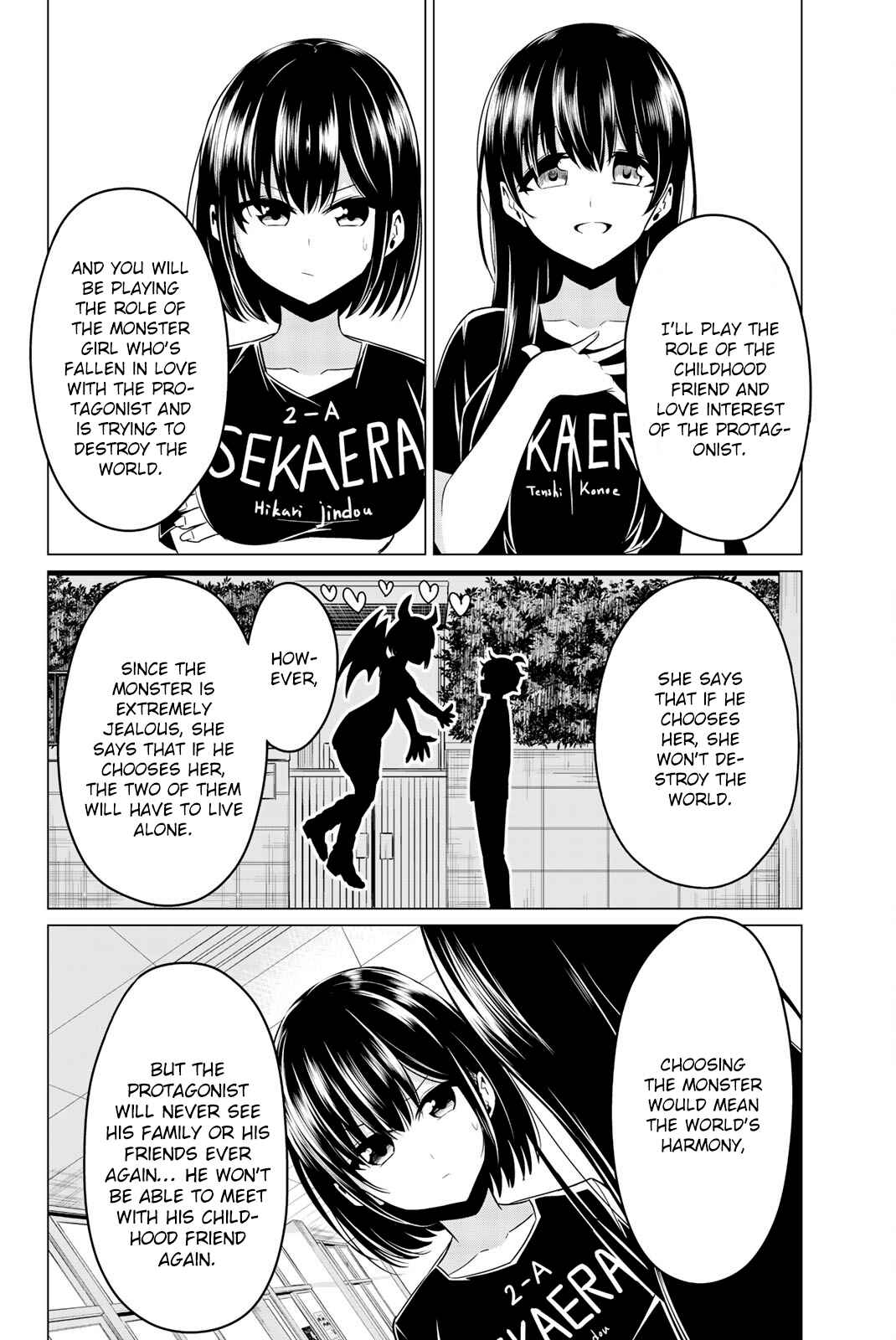 Sekai ka Kanojo ka Erabenai Chapter 27 page 15