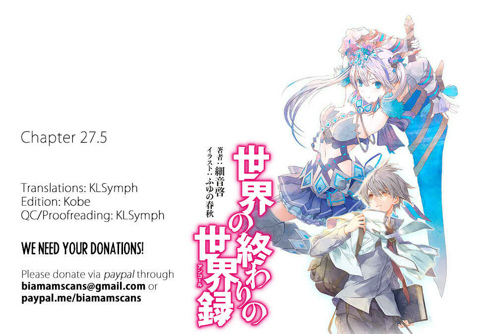 Sekai no Owari no Encore Chapter 27.5 page 0